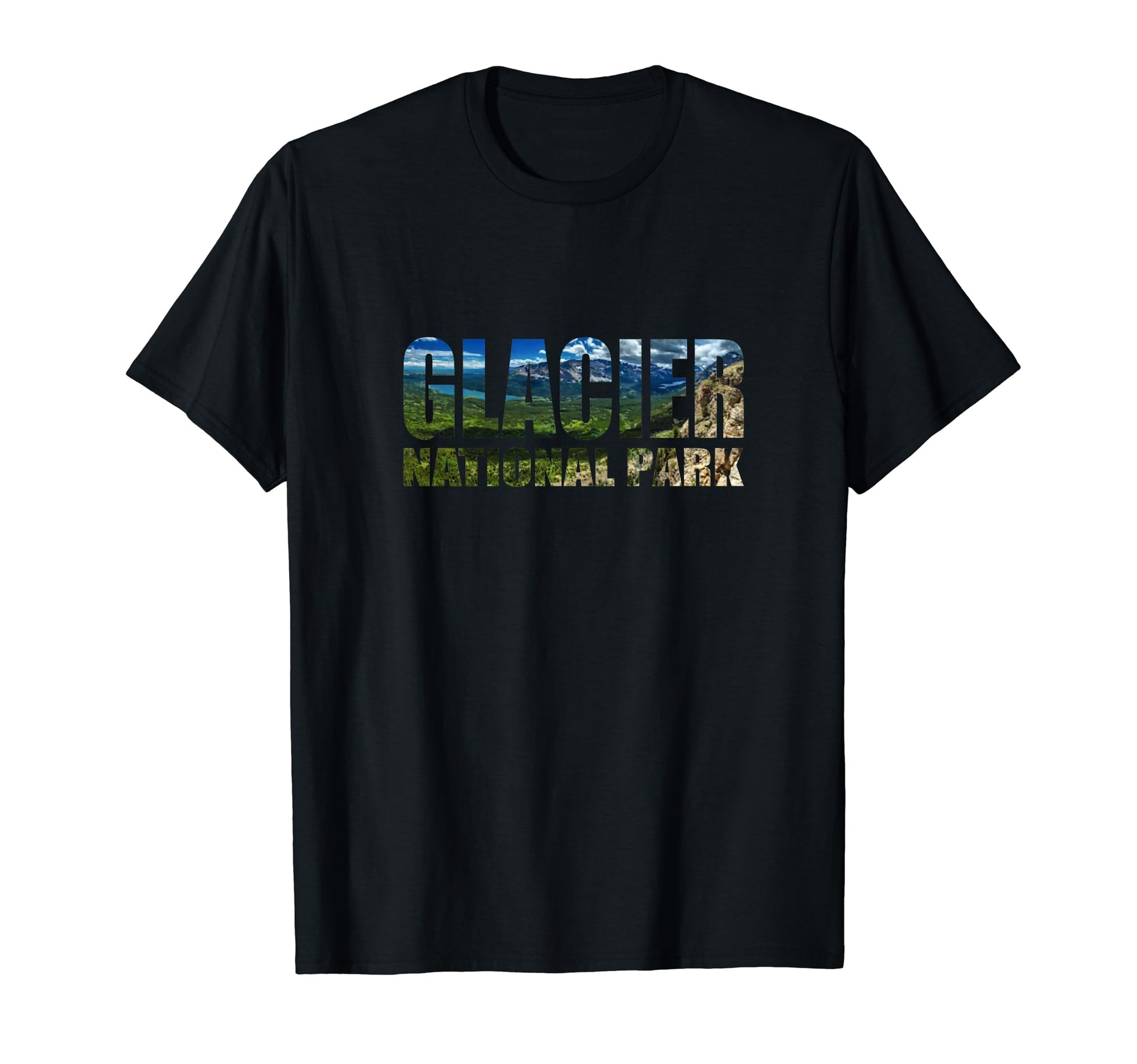 Glacier National Park Trees Gift T-Shirt - Unique Graphic for Adults - T-Shirt, Sweatshirt, Hoodie