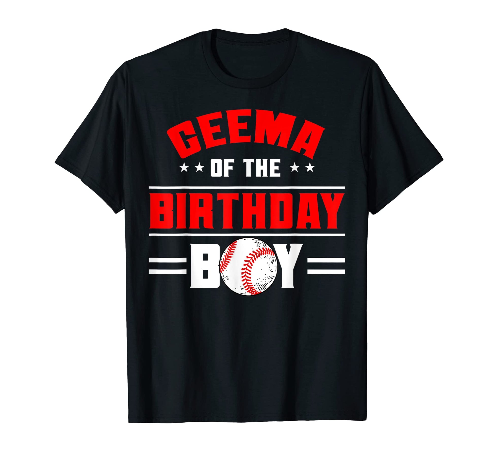 Geema Birthday Baseball Theme Family T-Shirt - Streetwear Style Unisex - T-Shirt, Sweatshirt, Hoodie