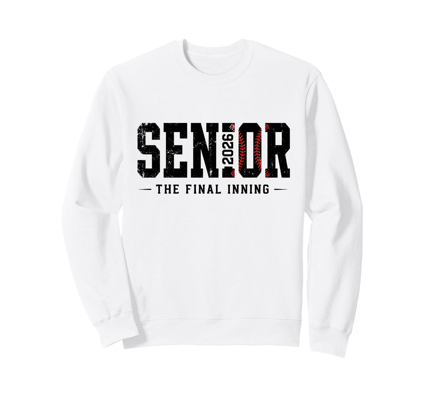 Baseball Senior 2026 Final Sweatshirt - Aesthetic Graphic for Adults - T-Shirt, Sweatshirt, Hoodie