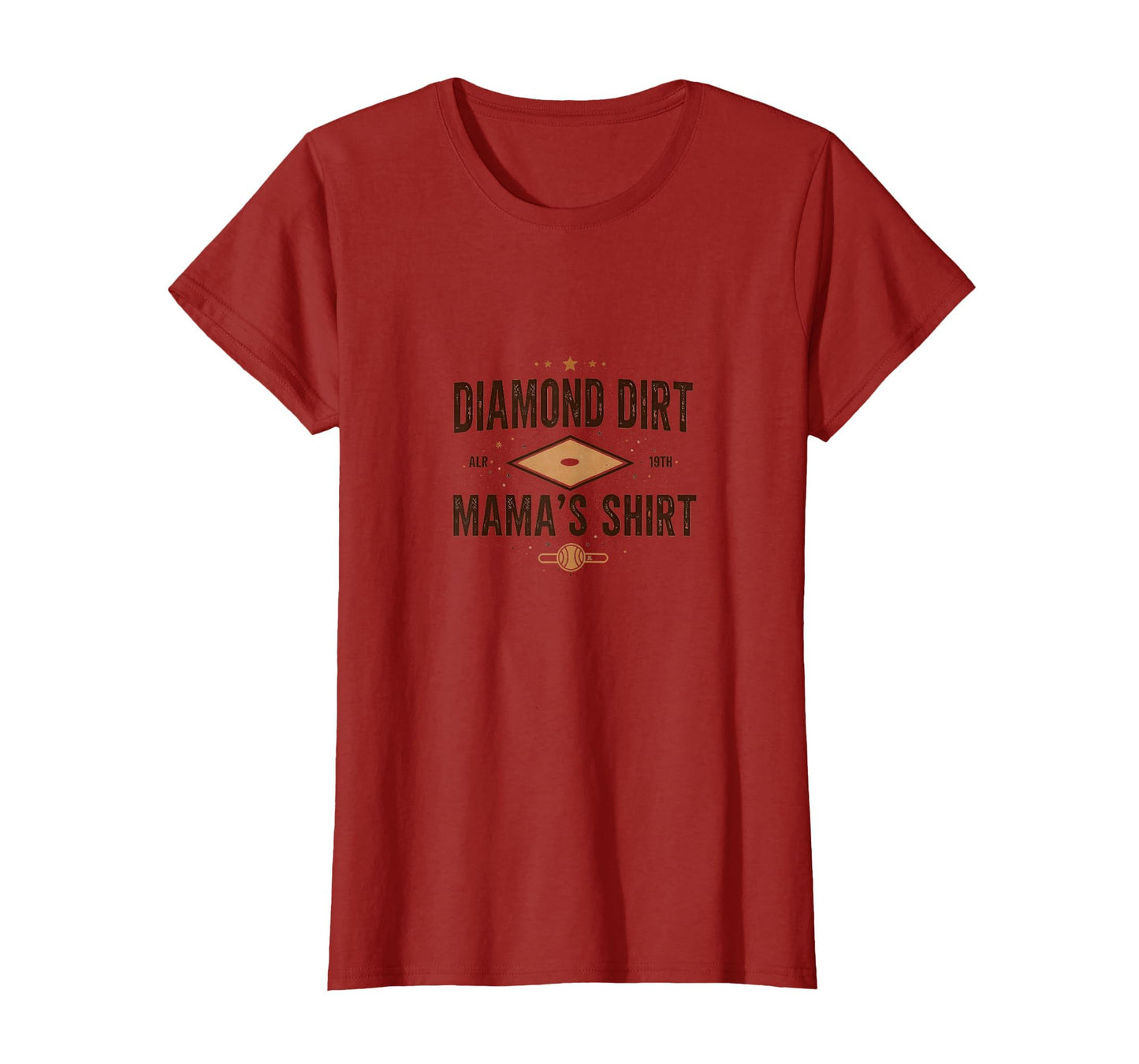 Diamond Dirt Mamas Softball Mom T-Shirt - Graphic Print Men Women - T-Shirt, Sweatshirt, Hoodie