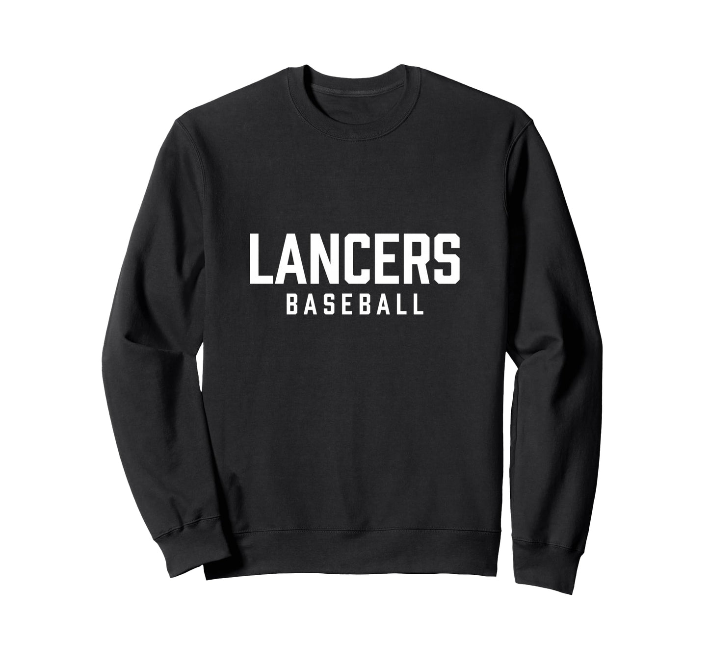 Hometown Lancers Baseball Text Sweatshirt - Fun Novelty Design for Adults - T-Shirt, Sweatshirt, Hoodie