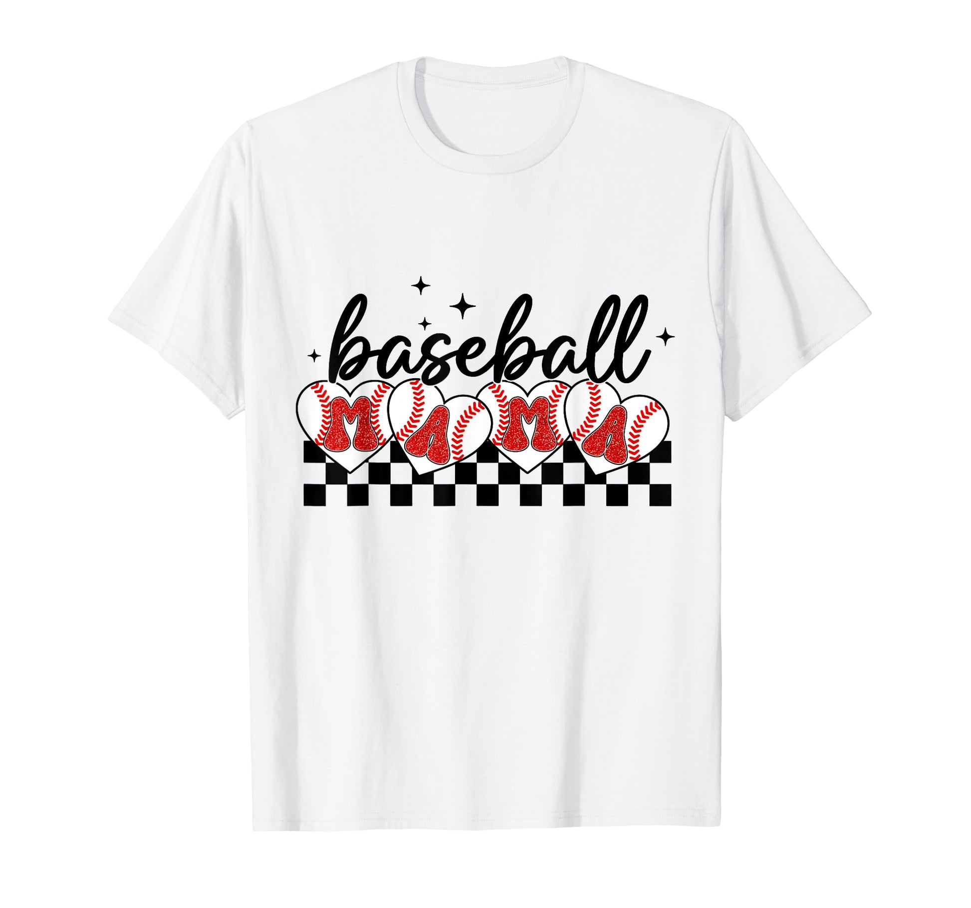 Ballpark Mama Ball Happy Mothers Day T-Shirt - Trendy Graphic for Adults - T-Shirt, Sweatshirt, Hoodie