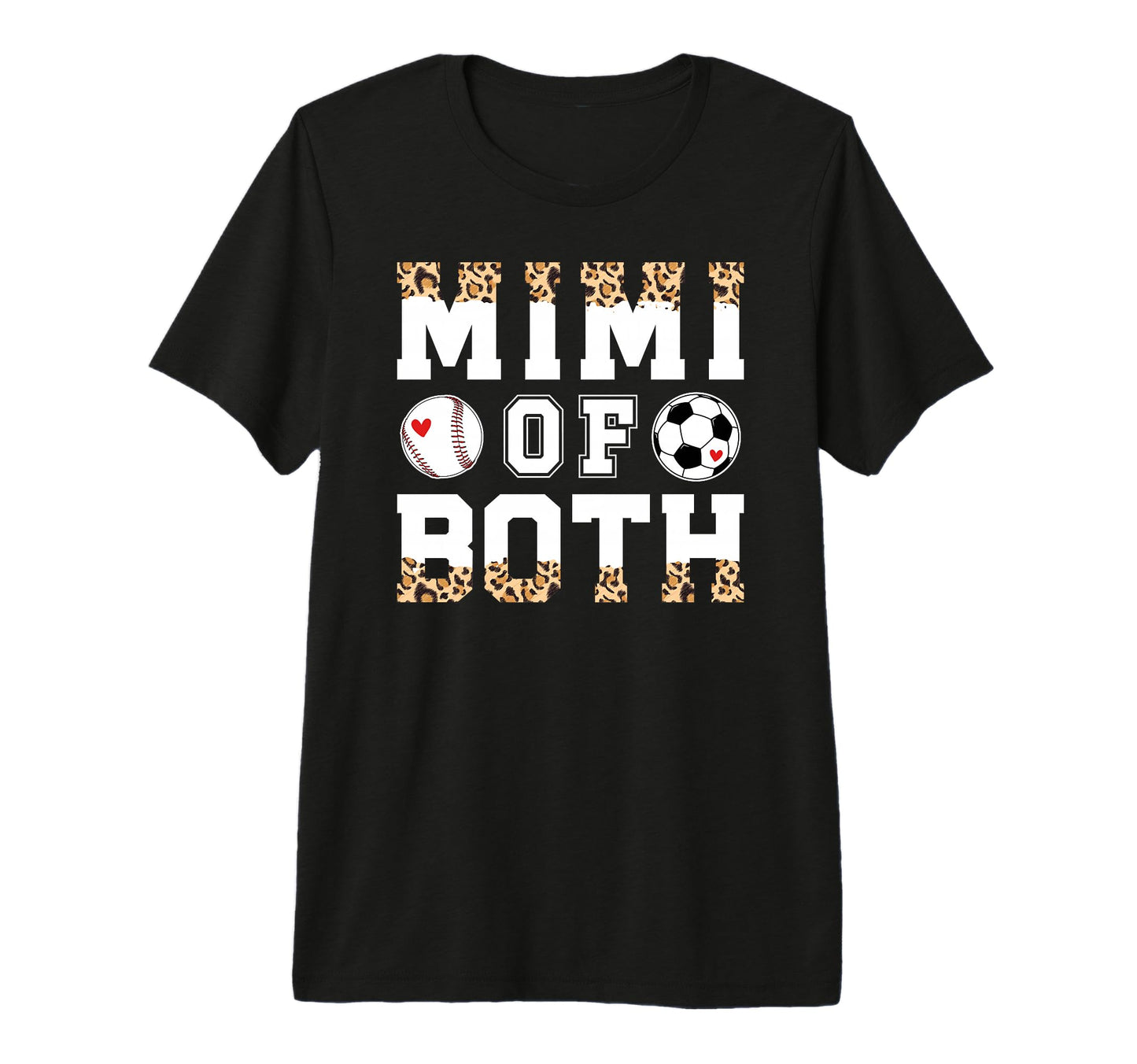 Mimi Both Leopard Baseball Soccer Mimi T-Shirt - Aesthetic Graphic Unisex - T-Shirt, Sweatshirt, Hoodie