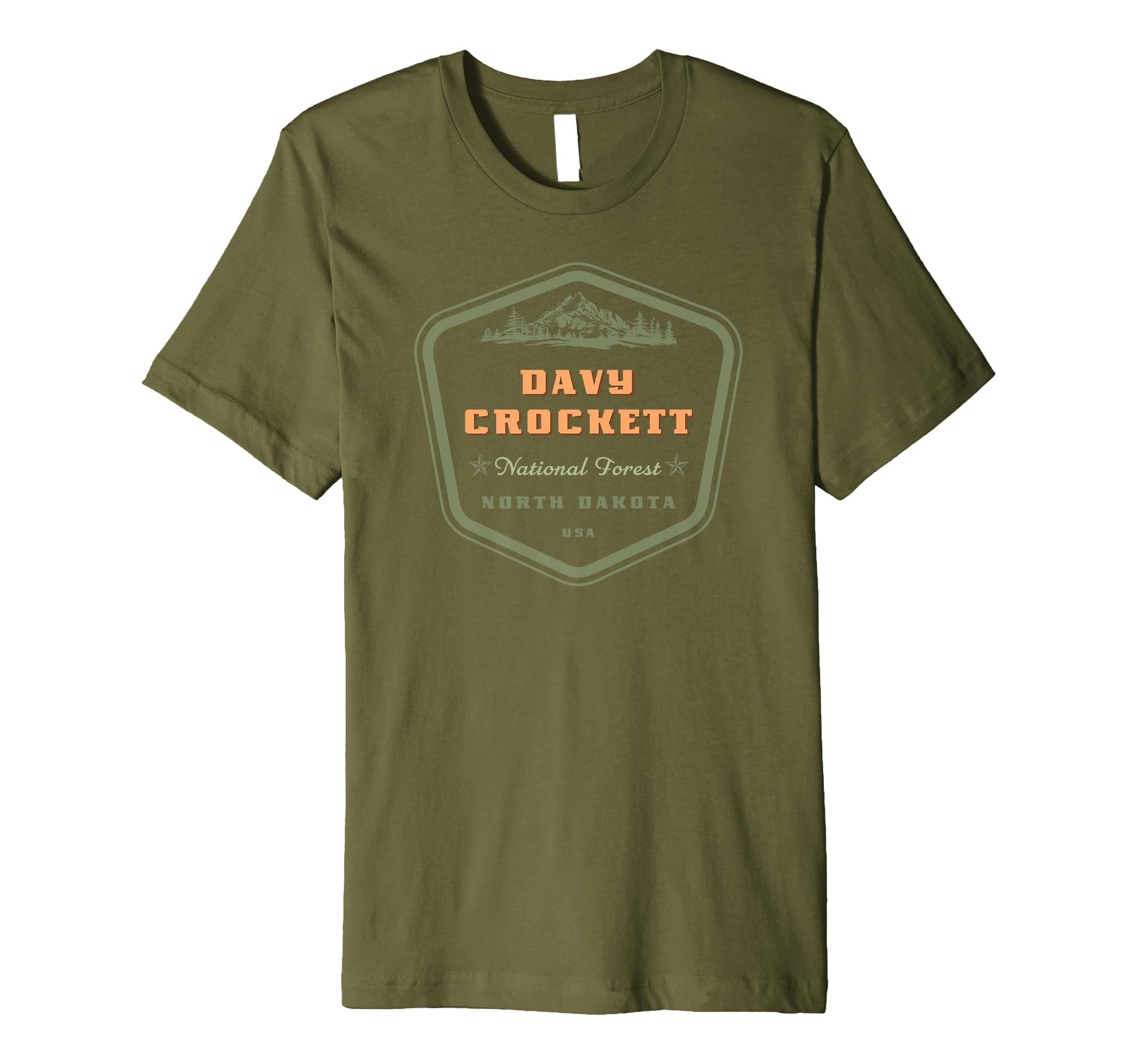 Davy Crockett National Forest Texas T-Shirt - Minimalist Print for Adults - T-Shirt, Sweatshirt, Hoodie
