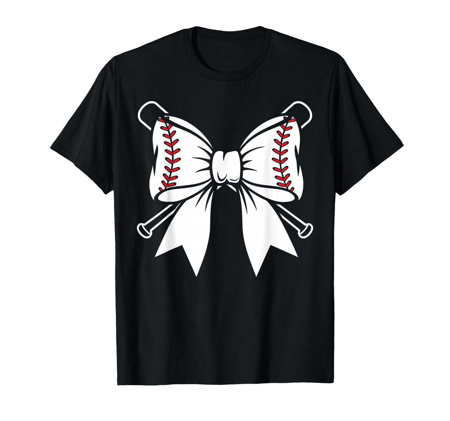Baseball Bow Bats Coquette Aesthetic T-Shirt - Streetwear Style for Adults - T-Shirt, Sweatshirt, Hoodie