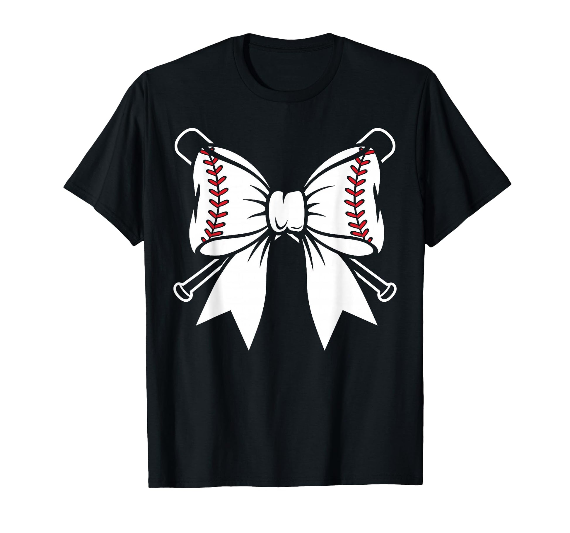 Baseball Bow Bats Coquette Aesthetic T-Shirt - Streetwear Style for Adults - T-Shirt, Sweatshirt, Hoodie