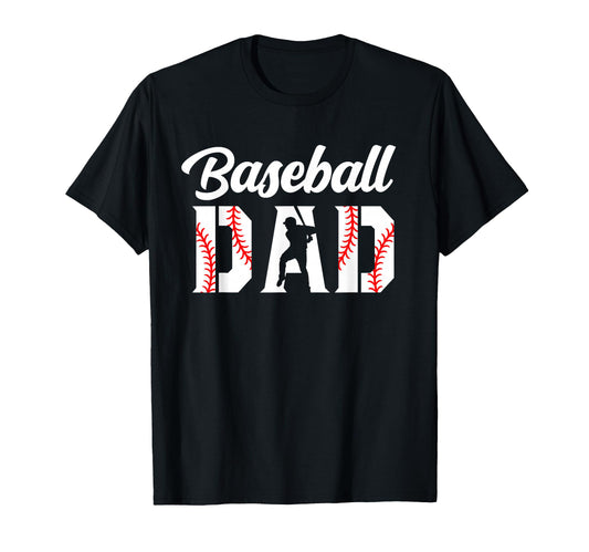 Baseball Dad Dad Baseball T-Shirt - Aesthetic Graphic Men Women - T-Shirt, Sweatshirt, Hoodie
