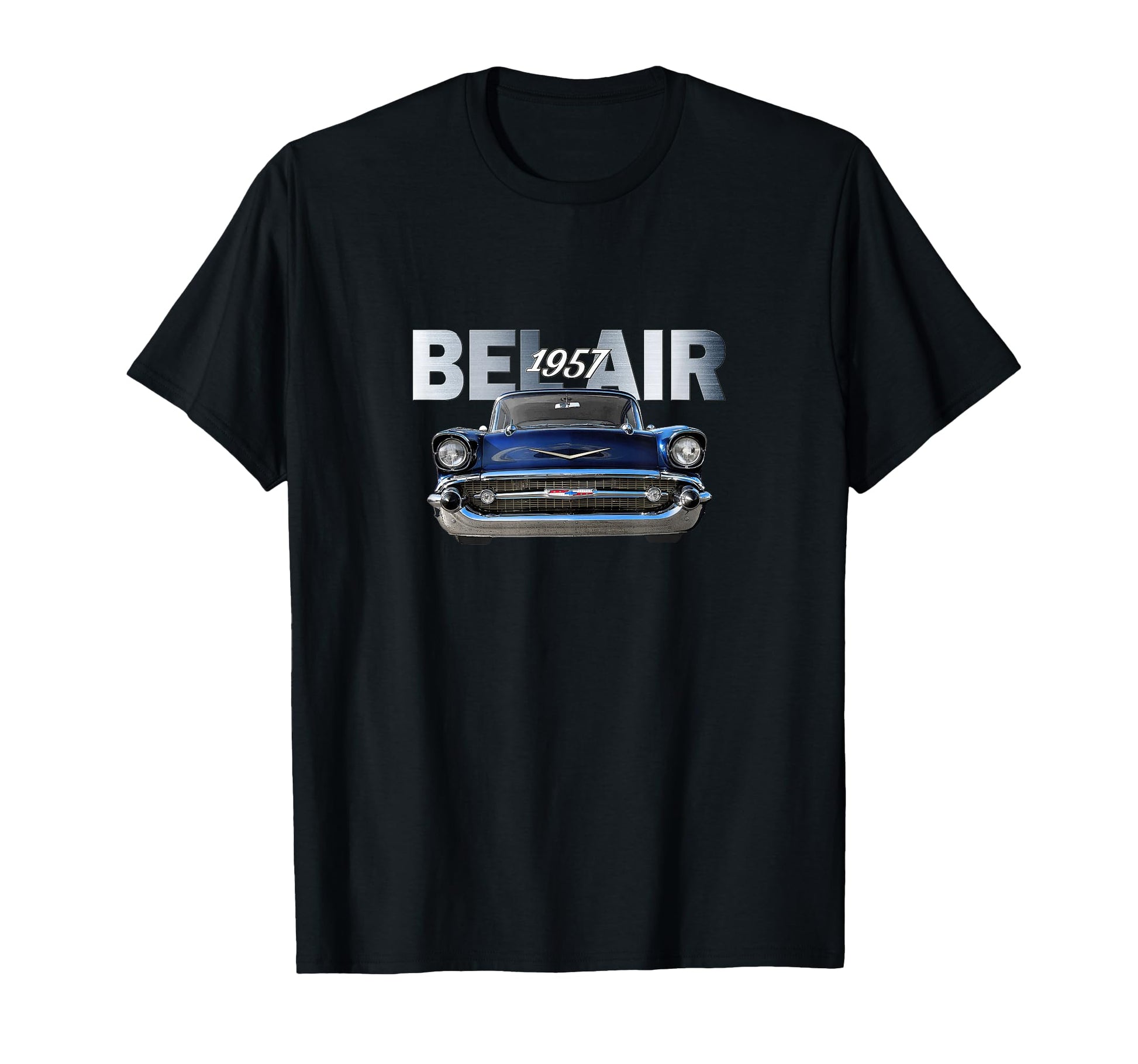 1957 Bel Air American Tri Five 50S Car Art T-Shirt - Novelty Apparel Unisex - T-Shirt, Sweatshirt, Hoodie