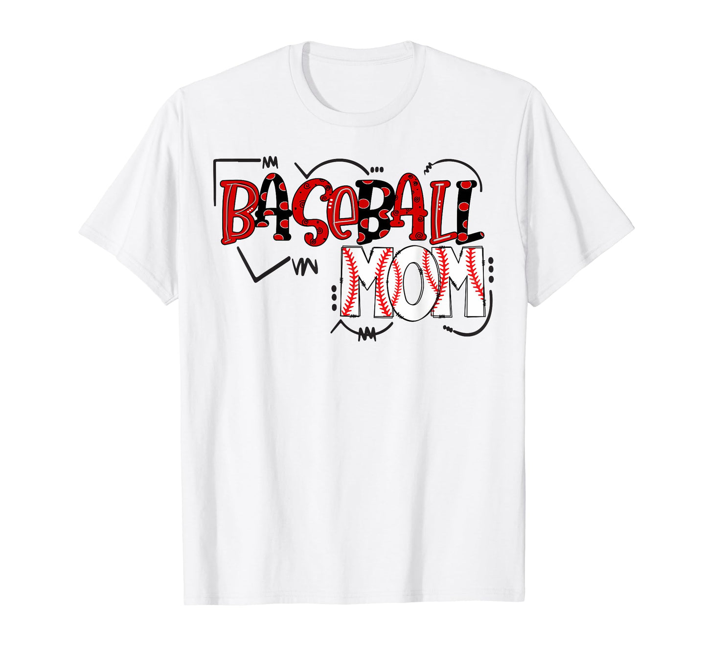Mom Squad Leopard Baseball Mother Sport T-Shirt - Streetwear Style Unisex - T-Shirt, Sweatshirt, Hoodie