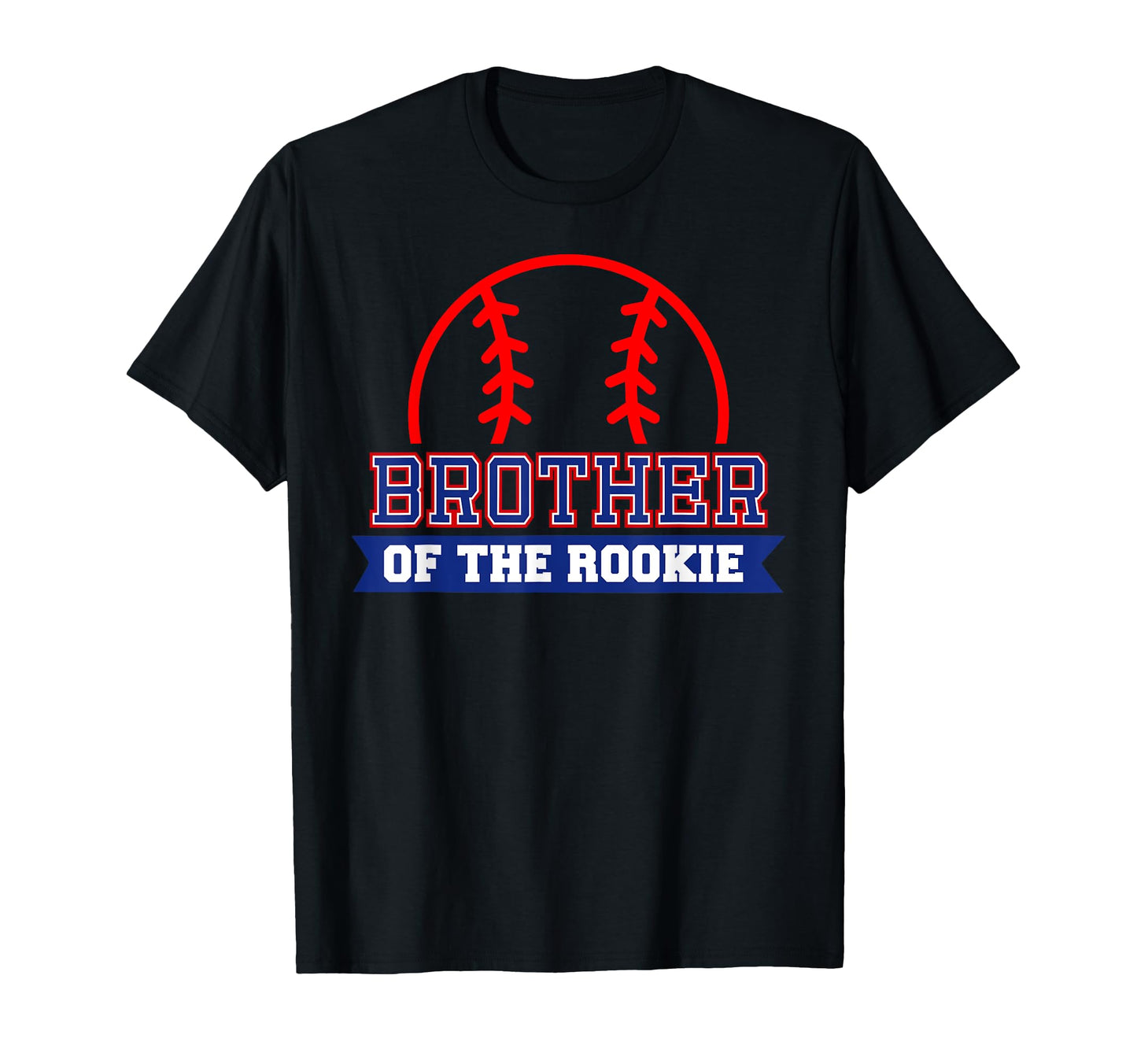 Brother Rookie 1St Birthday Baseball T-Shirt - Graphic Print Men Women - T-Shirt, Sweatshirt, Hoodie