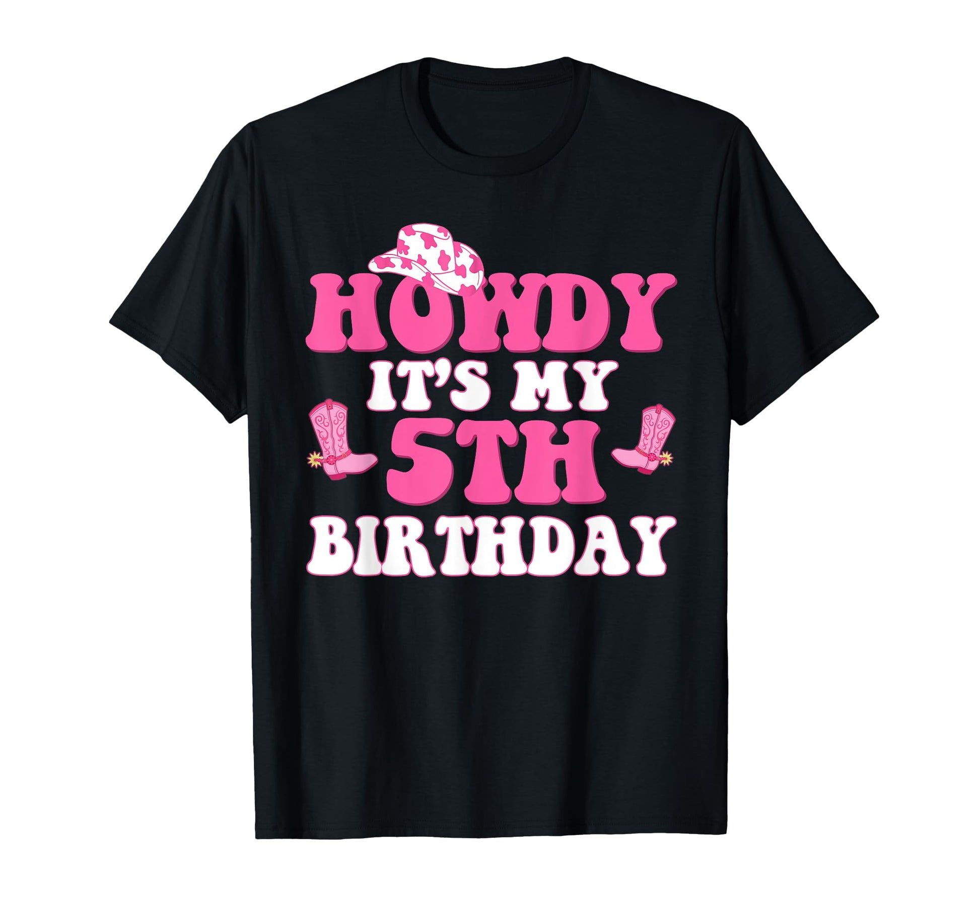 5Th Birthday Outfit Cowgirl Western T-Shirt - Unique Graphic Men Women - T-Shirt, Sweatshirt, Hoodie