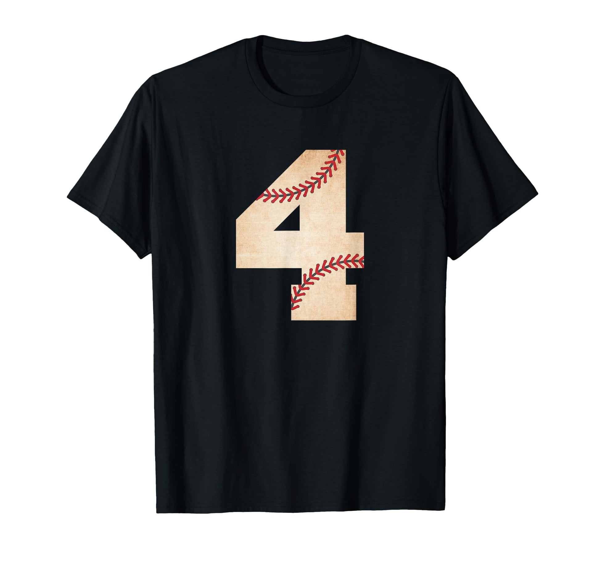Baseball Number 4 Player T-Shirt - Custom Art Print Men Women - T-Shirt, Sweatshirt, Hoodie