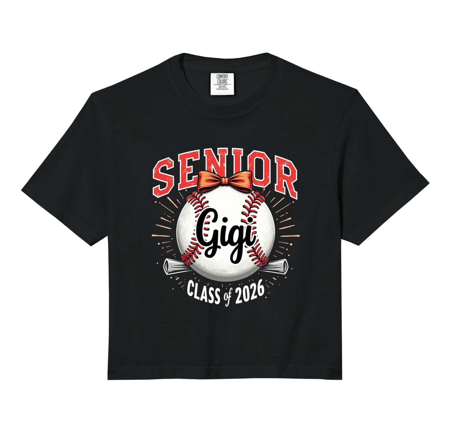 Senior Gigi 2026 Baseball Mama Coquette Hoodie - Fun Novelty Design Unisex - T-Shirt, Sweatshirt, Hoodie