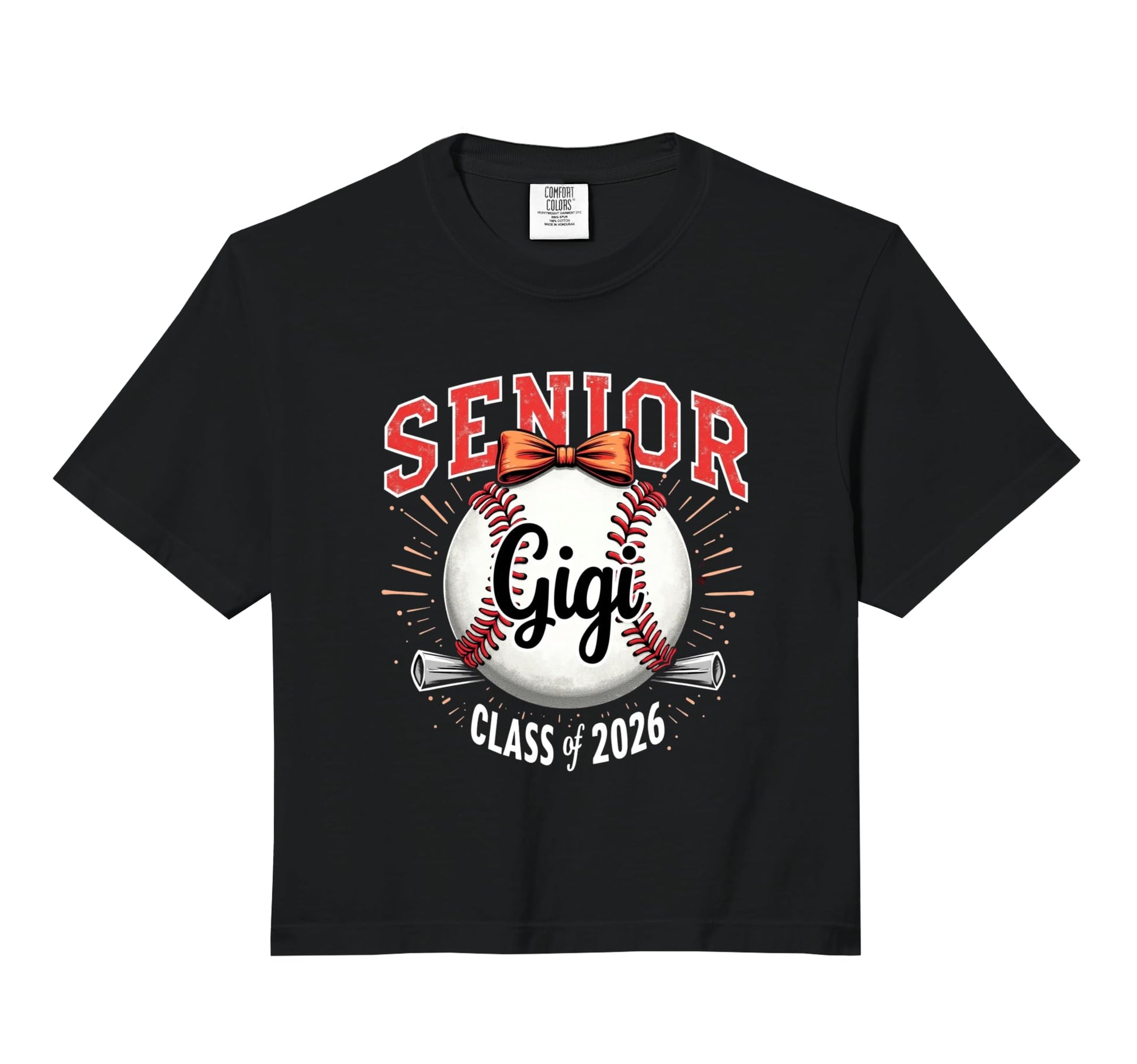 Senior Gigi 2026 Baseball Mama Coquette Hoodie - Fun Novelty Design Unisex - T-Shirt, Sweatshirt, Hoodie