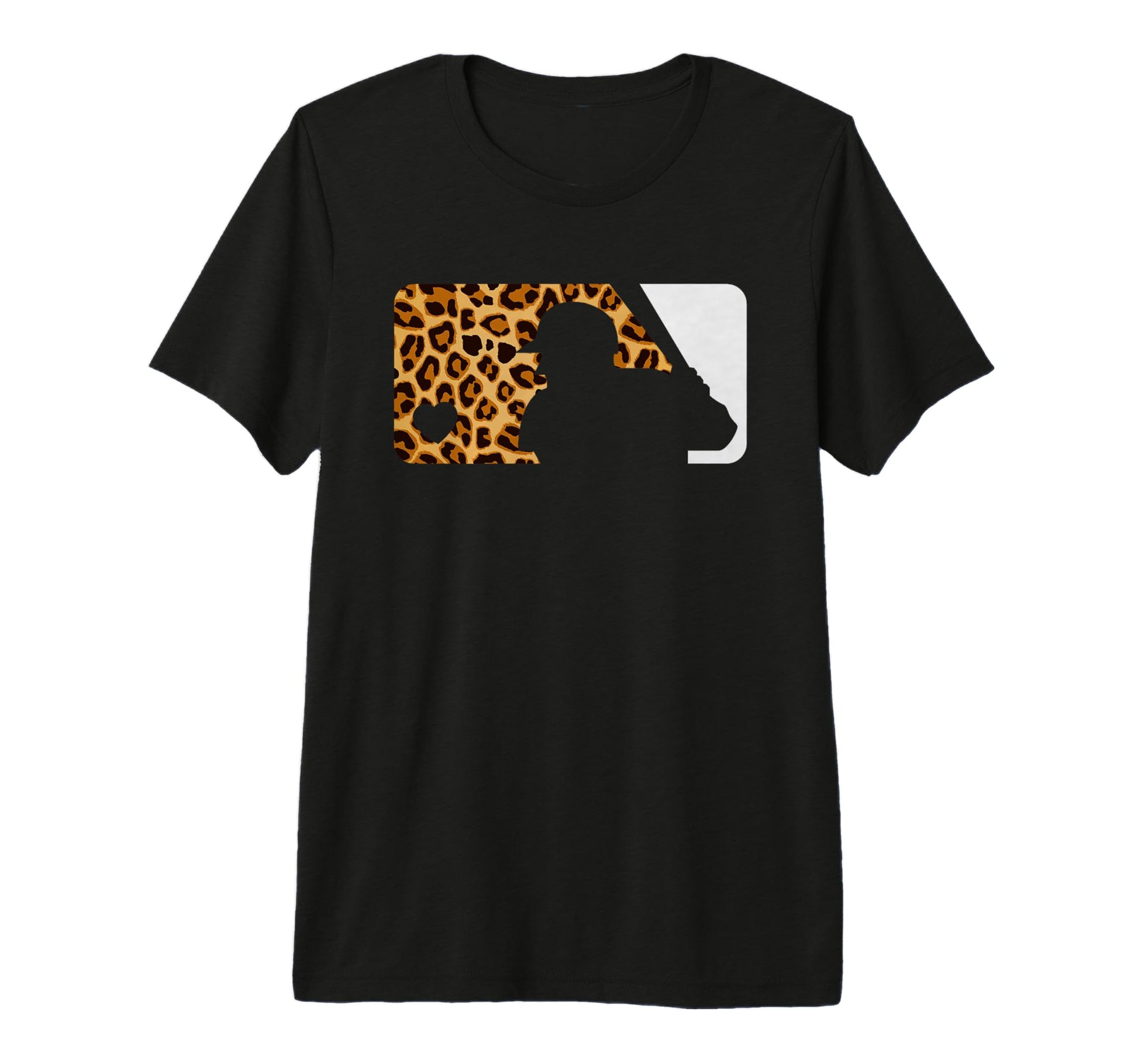 Baseball Game Day Leopard Mothers Day T-Shirt - Unique Graphic Unisex - T-Shirt, Sweatshirt, Hoodie
