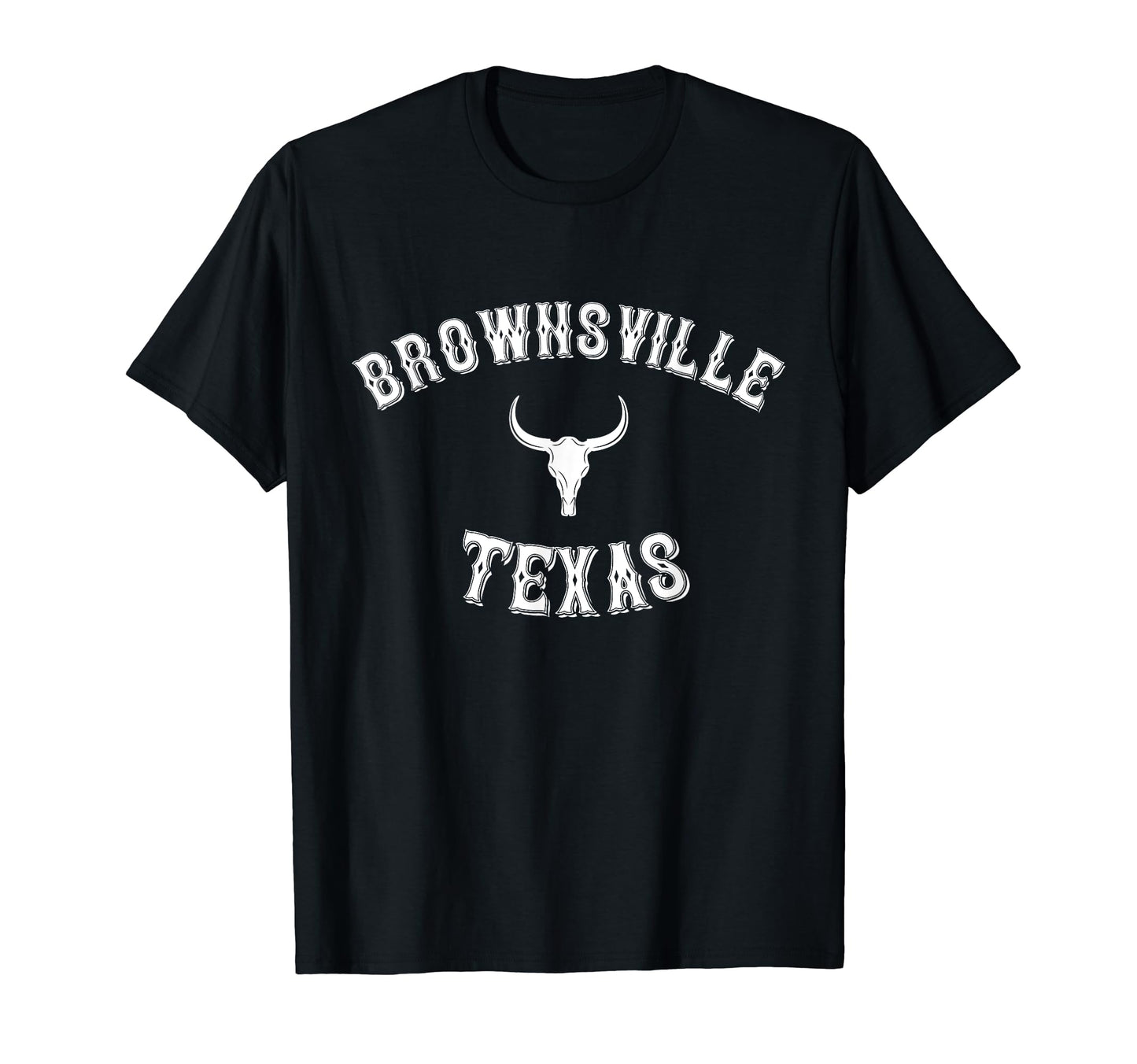 Brownsville Texas Western Cowboy T-Shirt - Minimalist Print for Adults - T-Shirt, Sweatshirt, Hoodie
