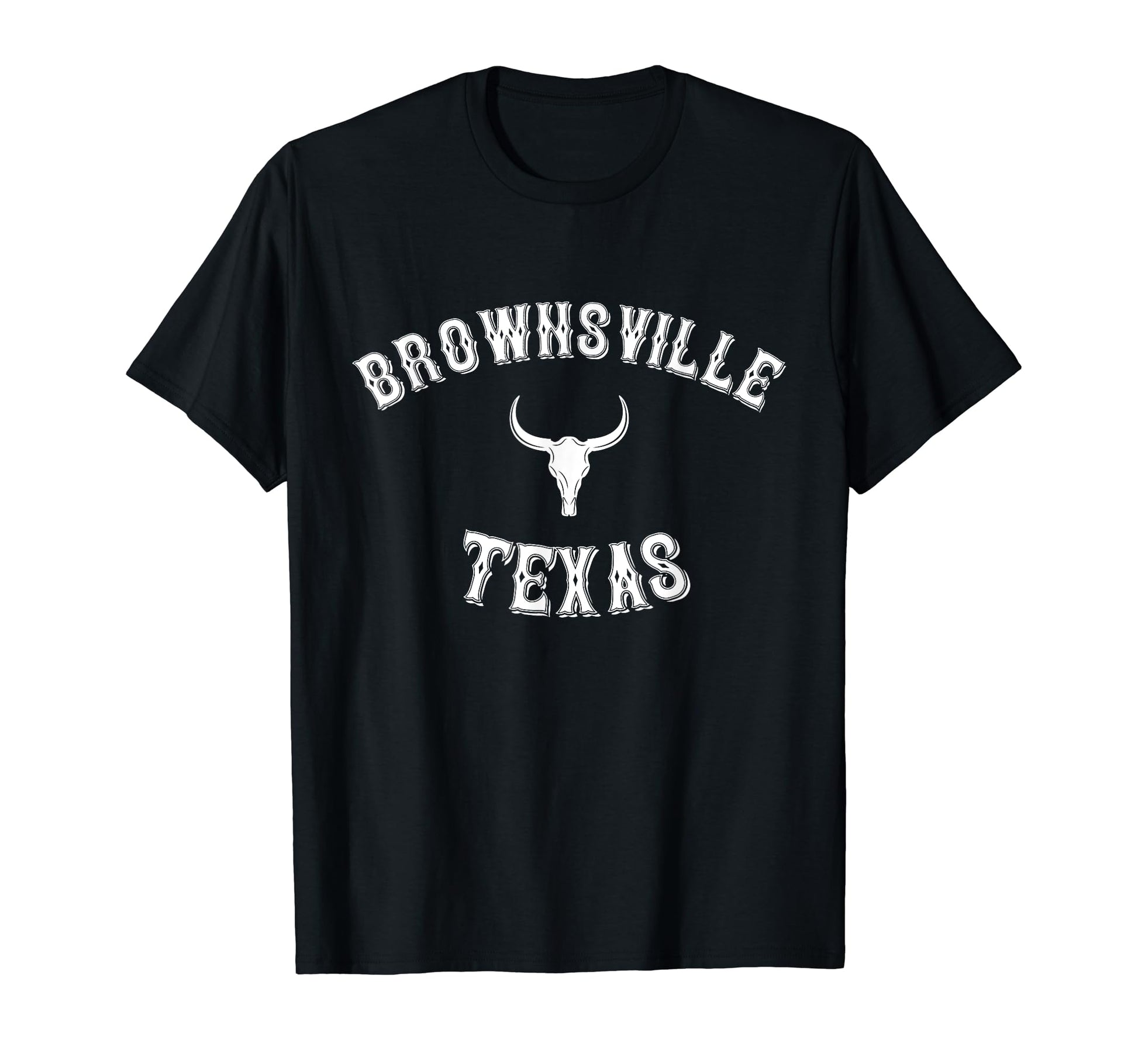 Brownsville Texas Western Cowboy T-Shirt - Minimalist Print for Adults - T-Shirt, Sweatshirt, Hoodie