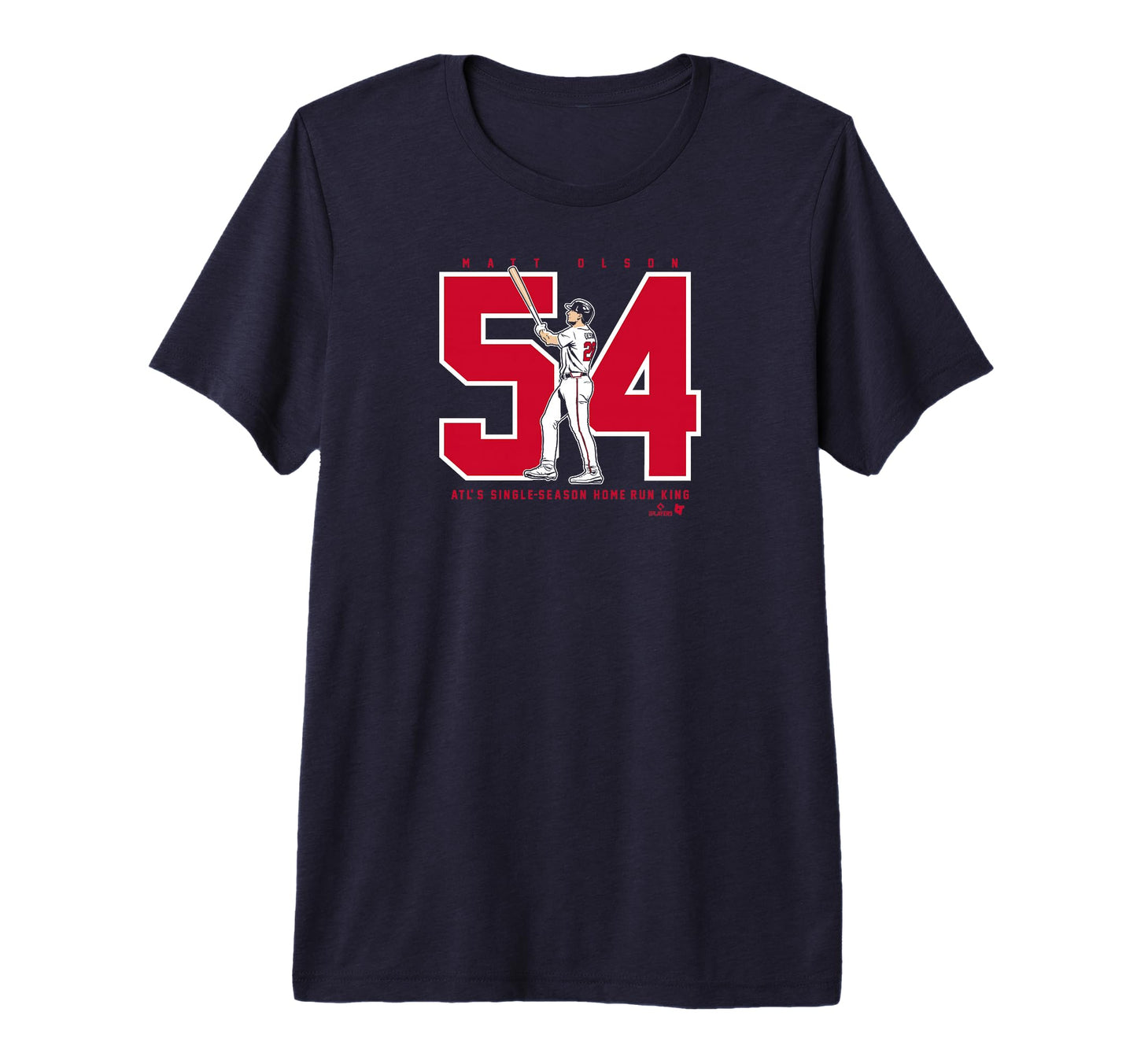 Matt Olson Atl Home Run Record T-Shirt - Custom Art Print for Adults - T-Shirt, Sweatshirt, Hoodie