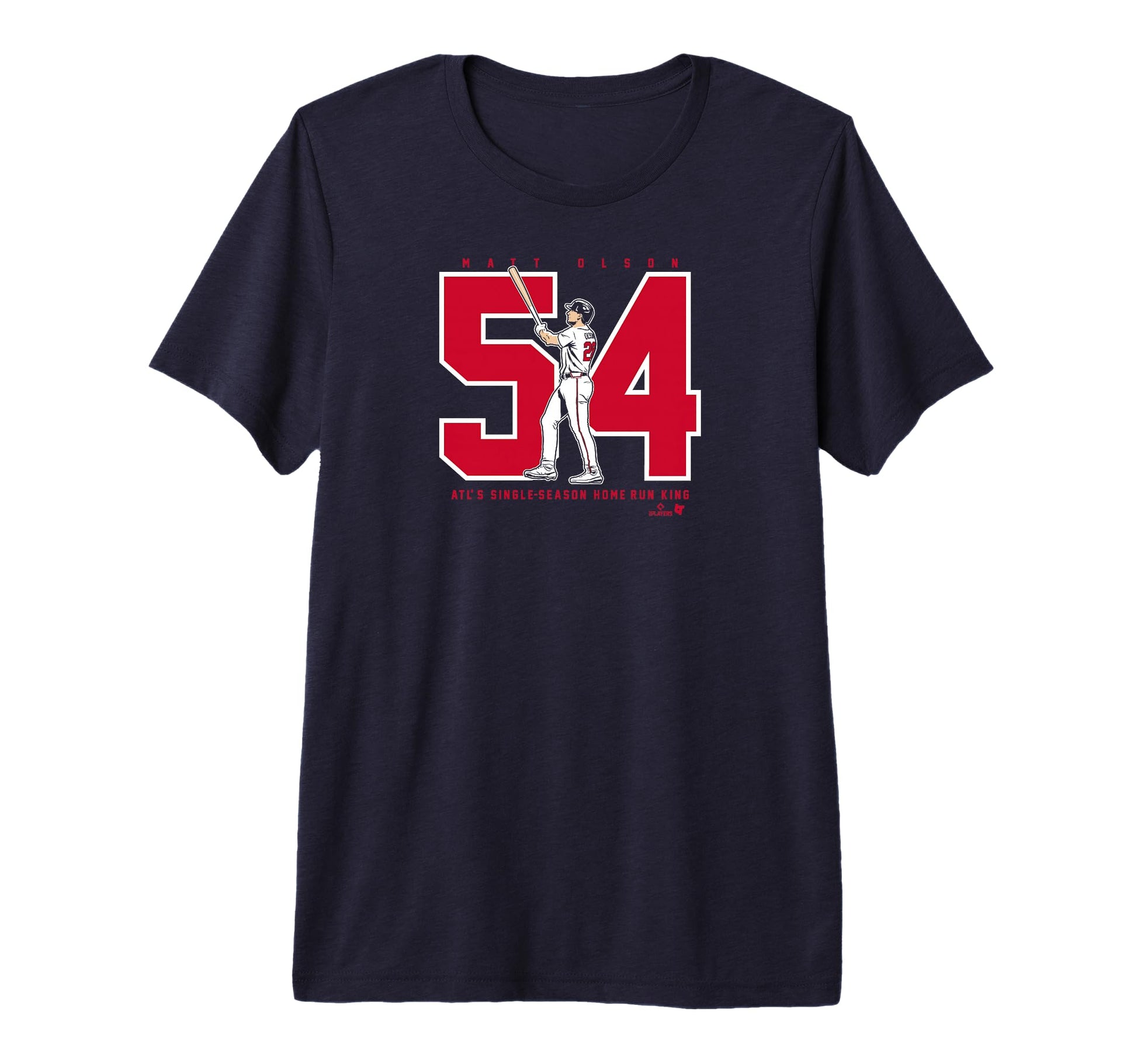 Matt Olson Atl Home Run Record T-Shirt - Custom Art Print for Adults - T-Shirt, Sweatshirt, Hoodie