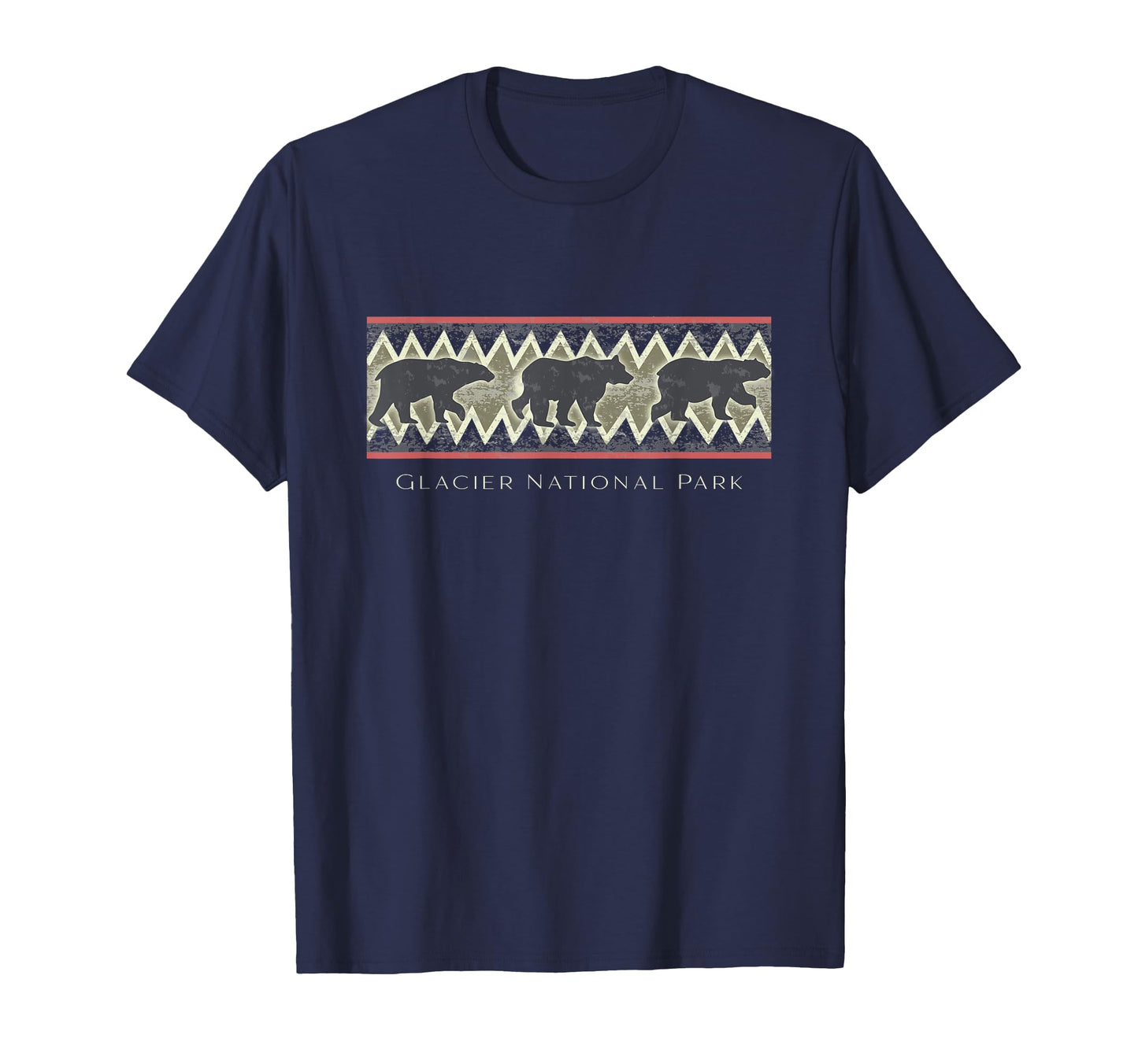 Glacier National Park Bear T-Shirt - Aesthetic Graphic Unisex - T-Shirt, Sweatshirt, Hoodie