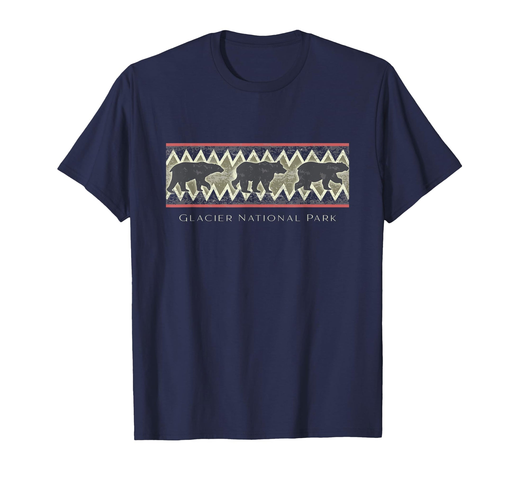 Glacier National Park Bear T-Shirt - Aesthetic Graphic Unisex - T-Shirt, Sweatshirt, Hoodie