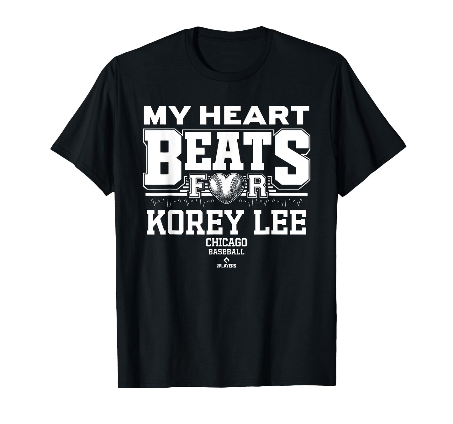 My Heart Beats Korey Lee Chicago T-Shirt - Fun Novelty Design Unisex - T-Shirt, Sweatshirt, Hoodie