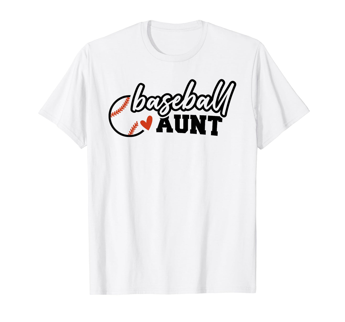 Baseball Aunt Funny Leopard Baseball T-Shirt - Novelty Apparel for Adults - T-Shirt, Sweatshirt, Hoodie