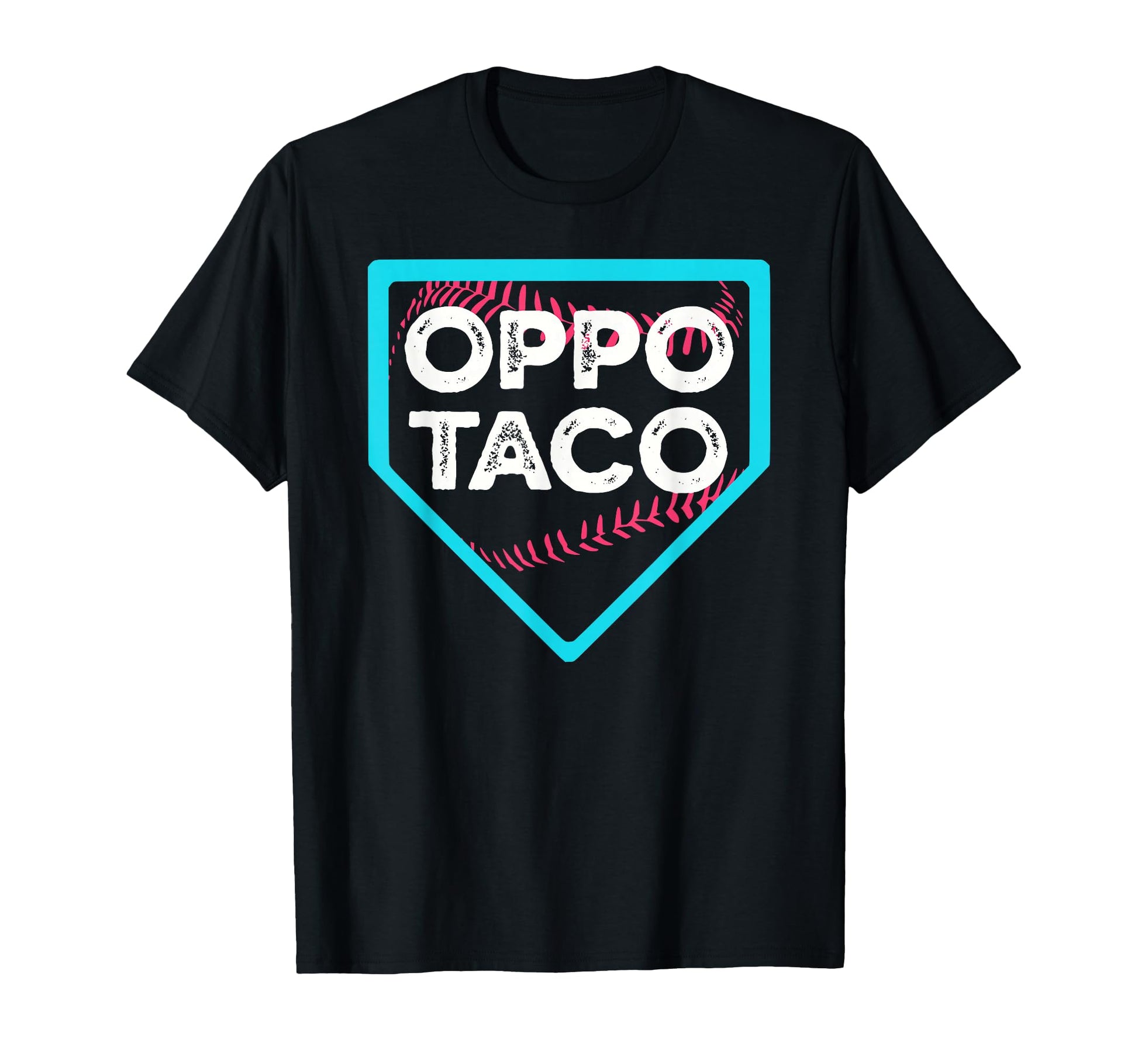 Funny Baseball Oppo Taco Home Plate Drip T-Shirt - Graphic Print Men Women - T-Shirt, Sweatshirt, Hoodie