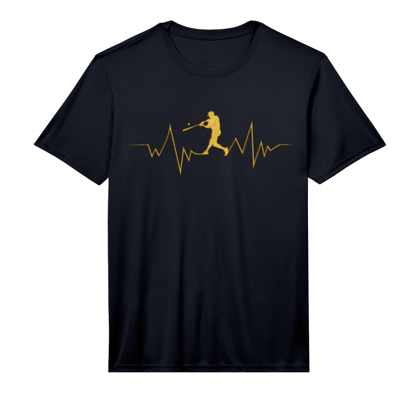 Baseball Heartbeat Sports Fans T-Shirt - Streetwear Style Men Women - T-Shirt, Sweatshirt, Hoodie