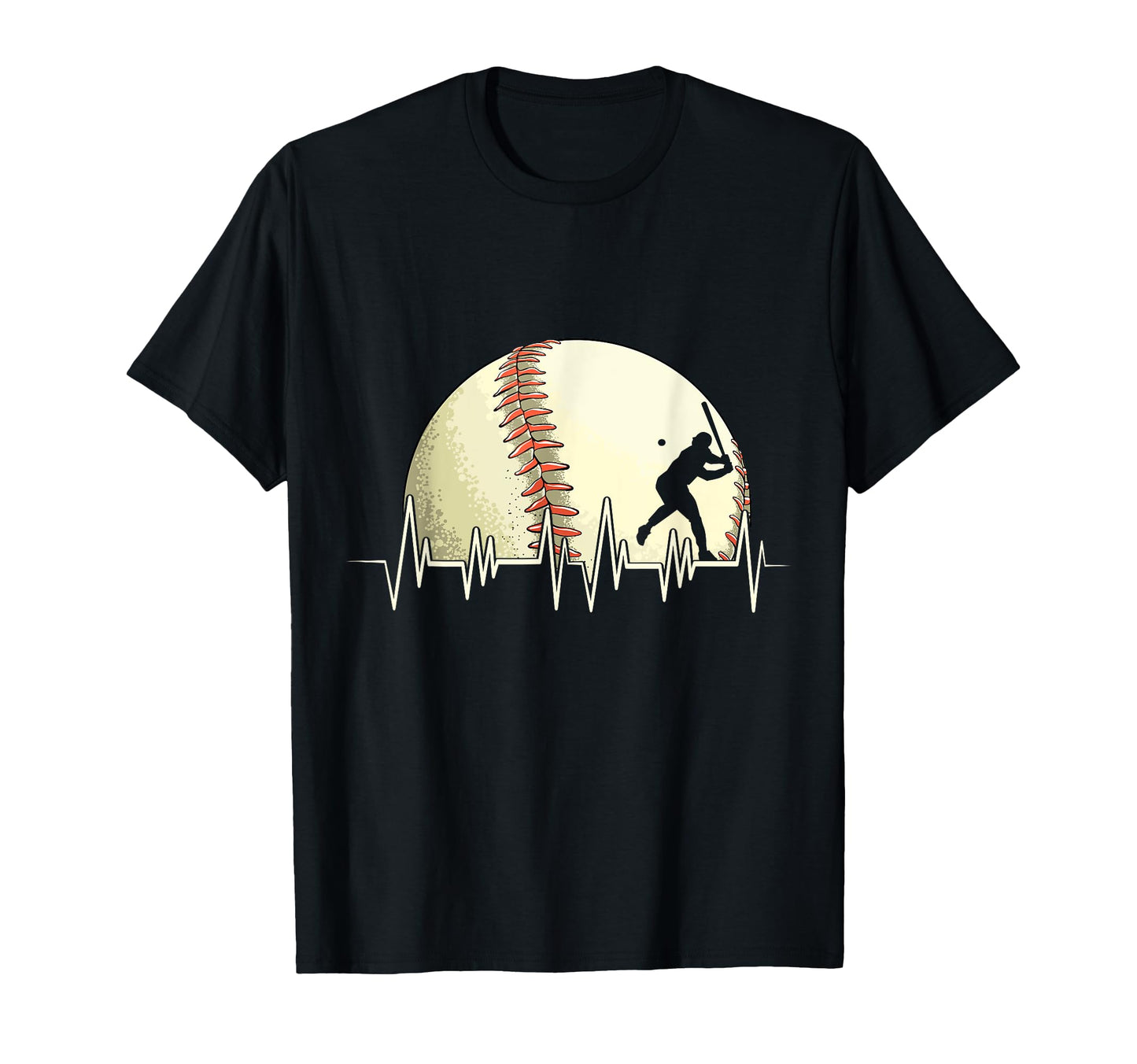 Funny Baseball Heartbeat Baseball Lover T-Shirt - Streetwear Style Unisex - T-Shirt, Sweatshirt, Hoodie