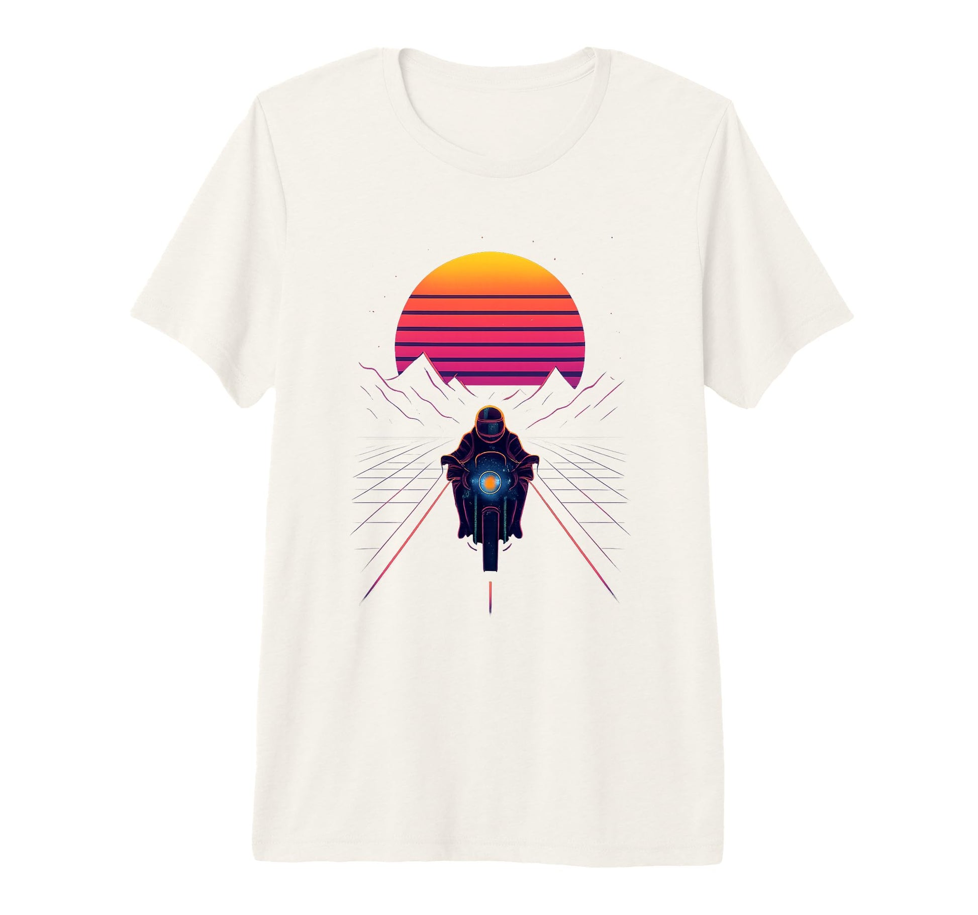 80S Synthwave Tri Blend T-Shirt - Trendy Graphic Unisex - T-Shirt, Sweatshirt, Hoodie