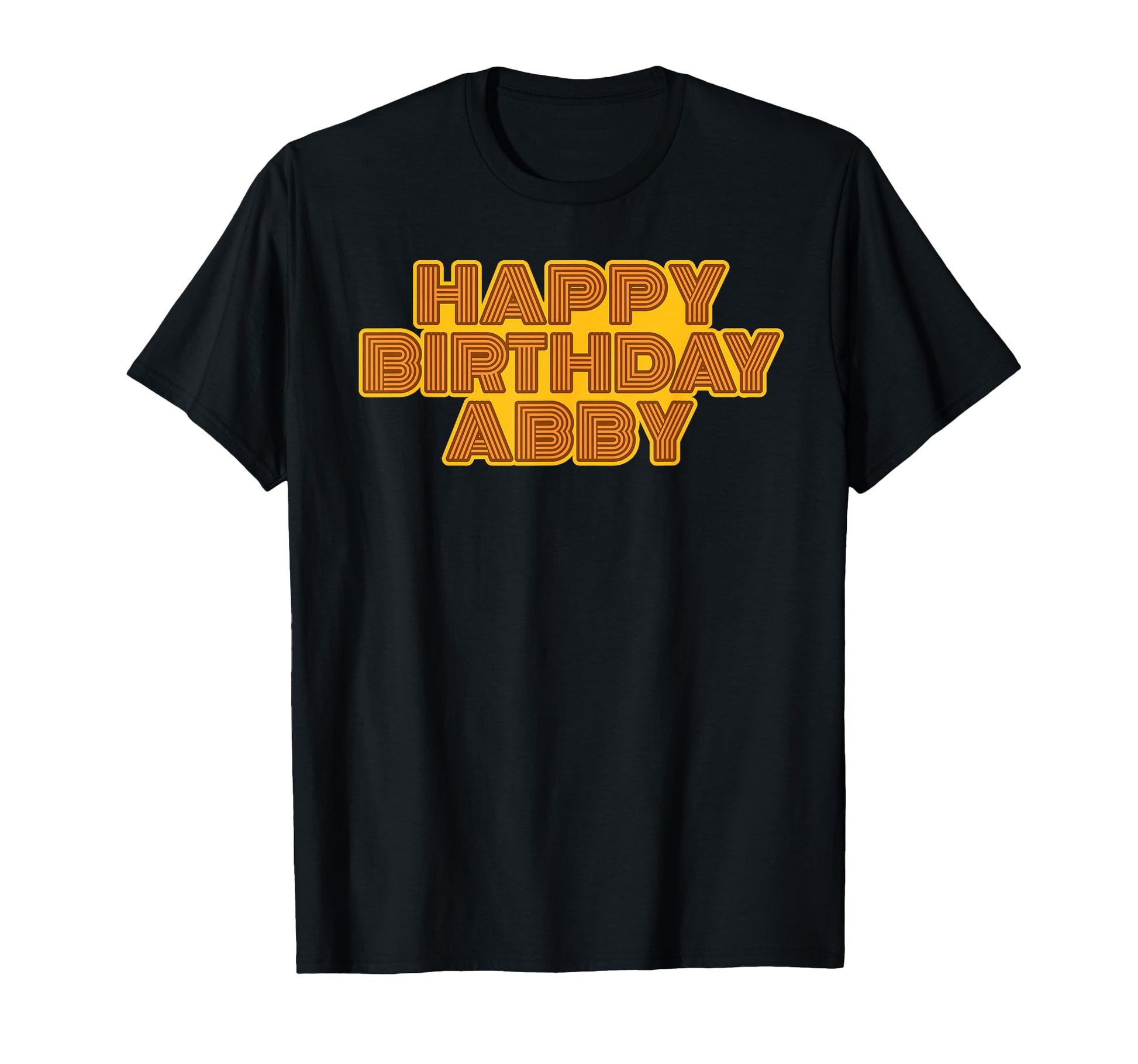 Happy Birthday Abby Personalized Name T-Shirt - Trendy Graphic Men Women - T-Shirt, Sweatshirt, Hoodie