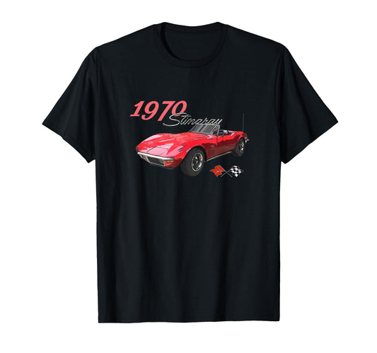 1970 Stingray Iconic American T-Shirt - Aesthetic Graphic for Adults - T-Shirt, Sweatshirt, Hoodie