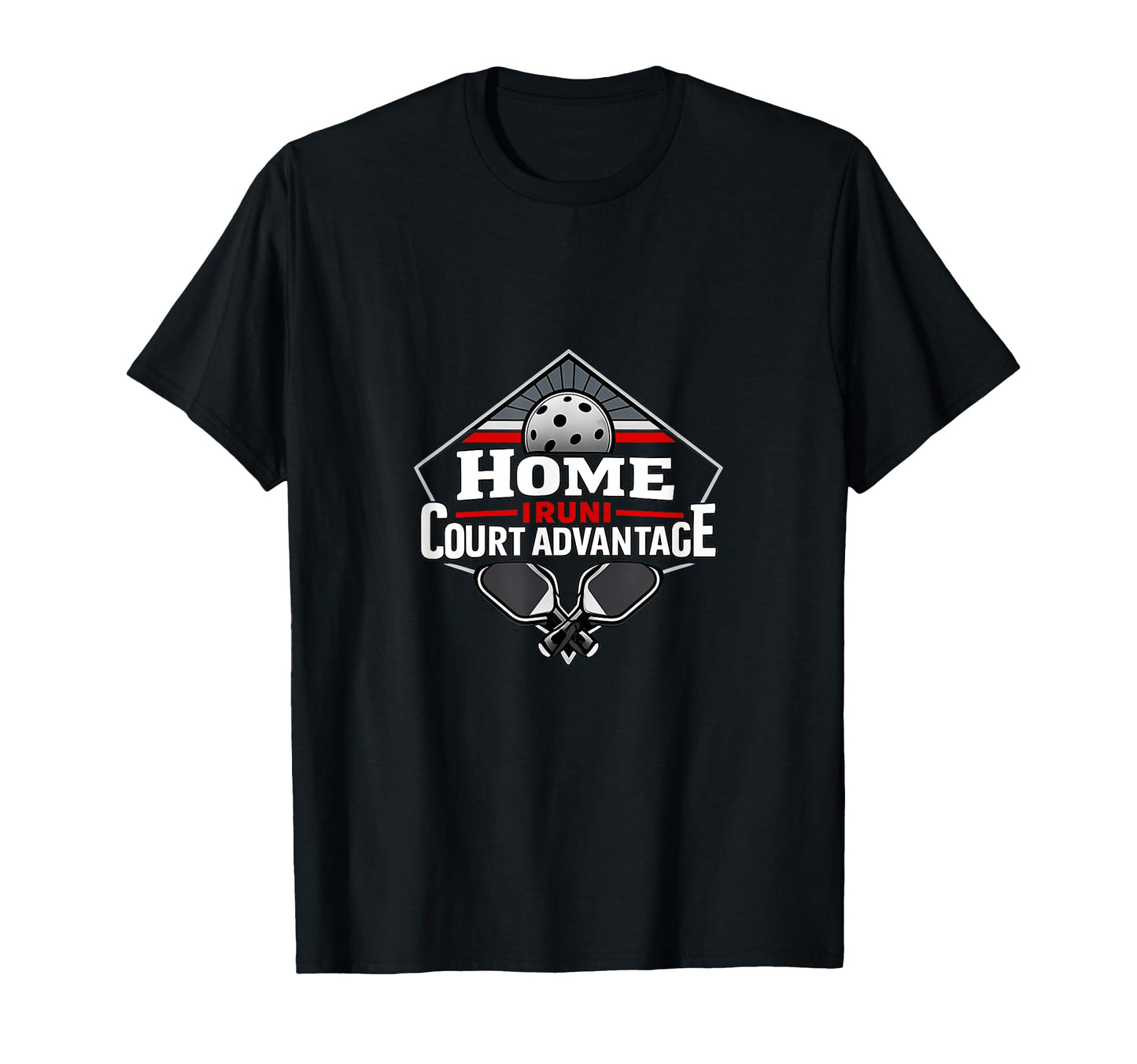 Pickleball Home Run Court T-Shirt - Casual Everyday Wear Men Women - T-Shirt, Sweatshirt, Hoodie