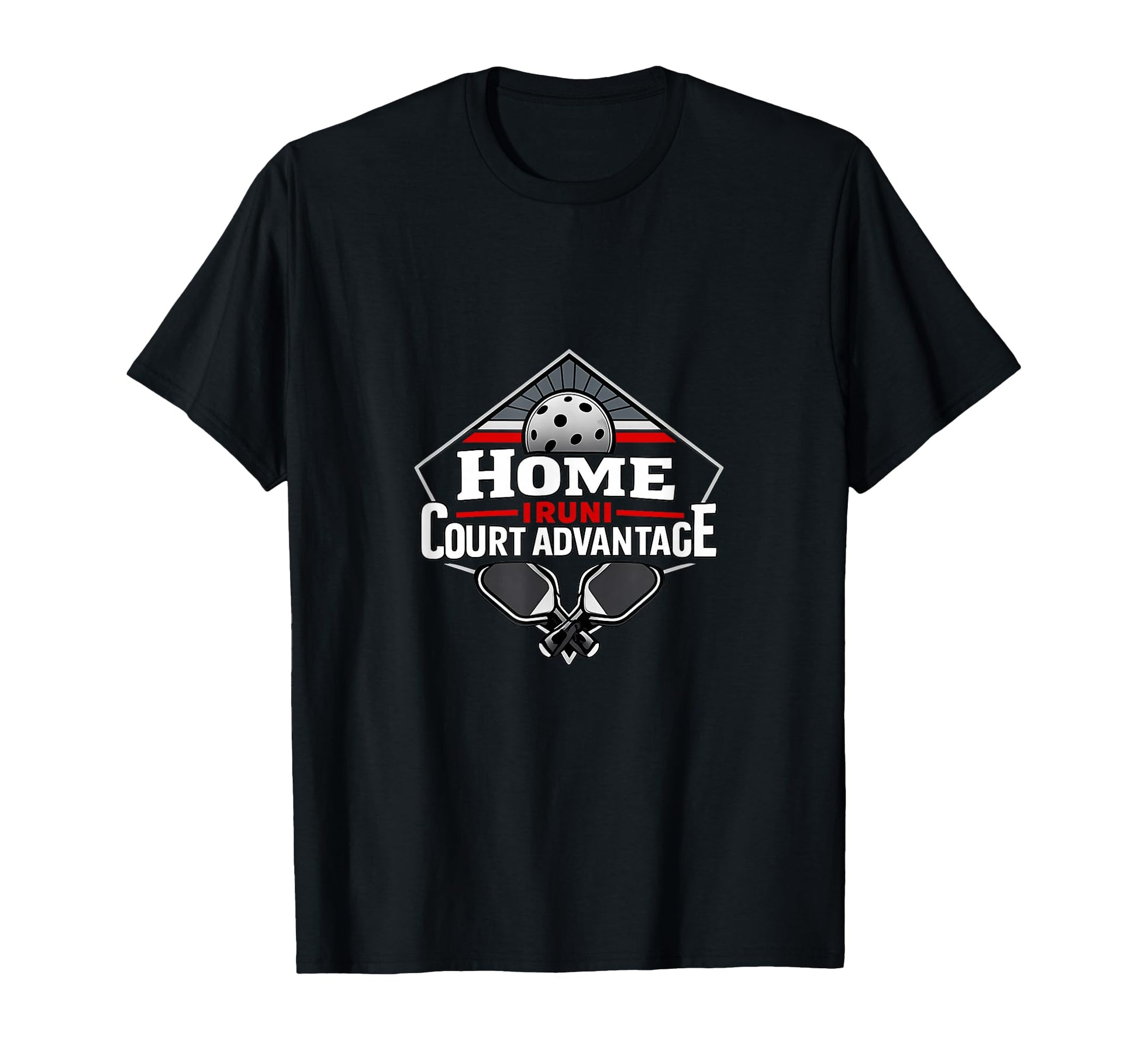 Pickleball Home Run Court T-Shirt - Casual Everyday Wear Men Women - T-Shirt, Sweatshirt, Hoodie