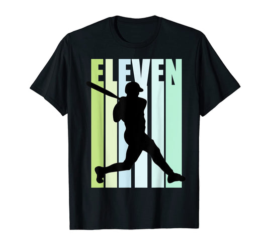 11Th Birthday Baseball Teenagers Young T-Shirt - Graphic Print for Adults - T-Shirt, Sweatshirt, Hoodie