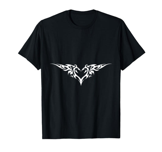 Alt Aesthetic Heart Tribal Heart T-Shirt - Minimalist Print for Adults - T-Shirt, Sweatshirt, Hoodie