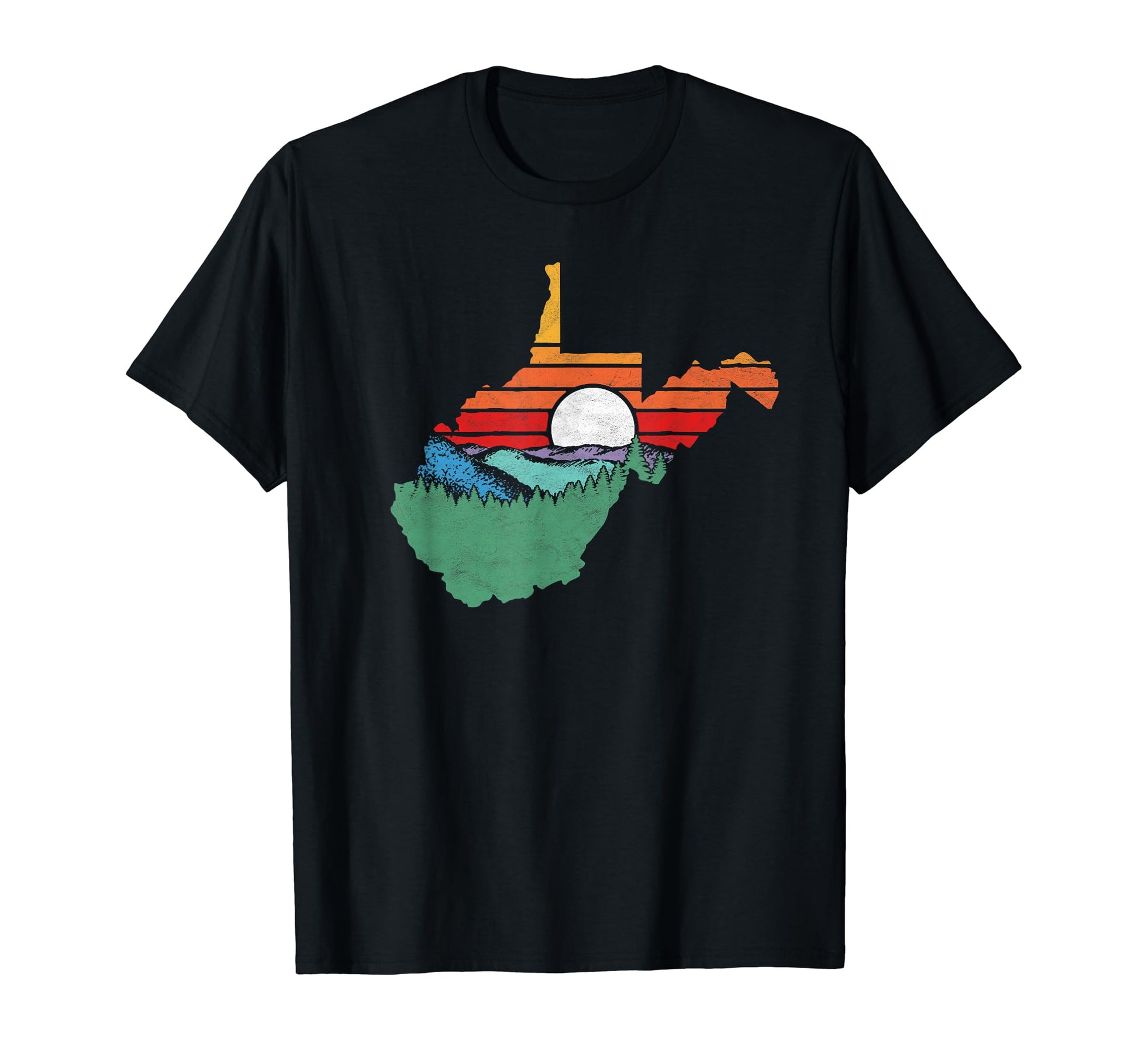 West Virginia Outdoors Nature T-Shirt - Fun Novelty Design Unisex - T-Shirt, Sweatshirt, Hoodie