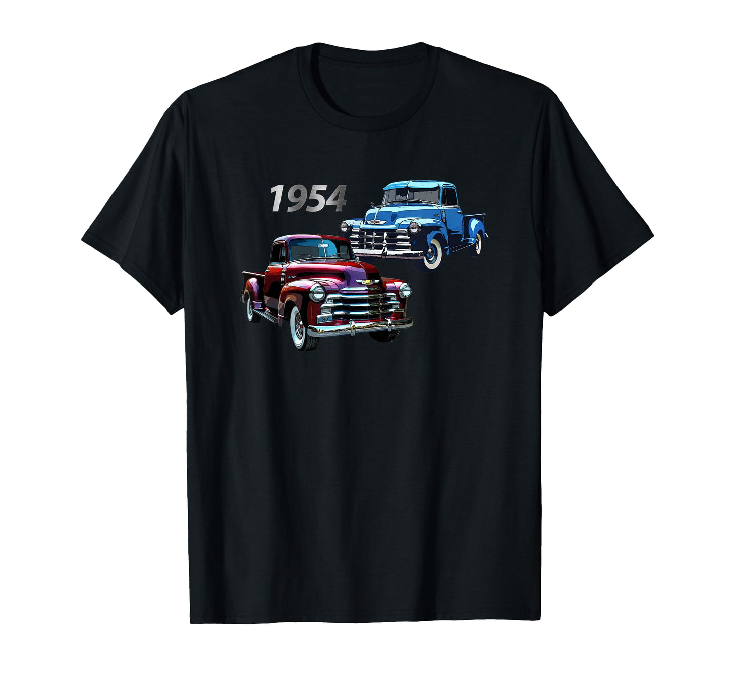 1954 Pick Up Trucks American T-Shirt - Casual Everyday Wear Men Women - T-Shirt, Sweatshirt, Hoodie