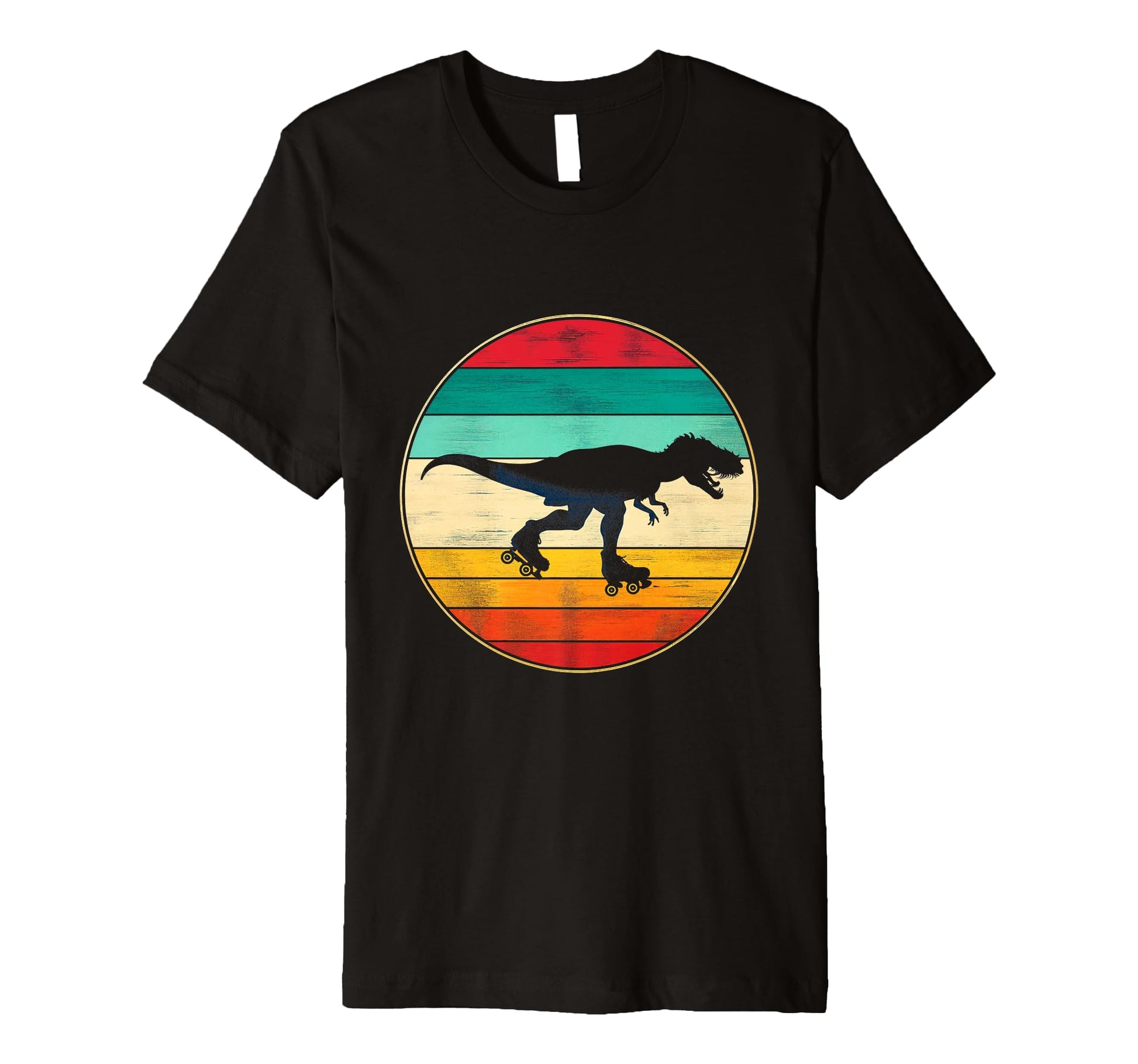 Dinosaur Roller Skate T Rex Dino T-Shirt - Streetwear Style Men Women - T-Shirt, Sweatshirt, Hoodie