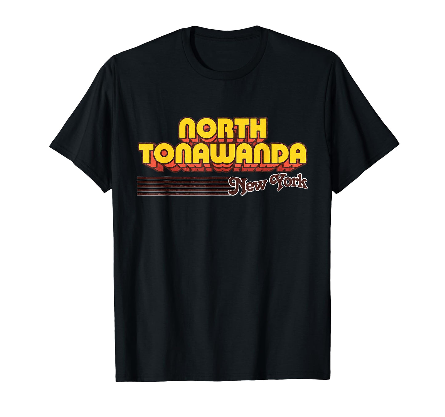 North Tonawanda New York Stripes T-Shirt - Casual Everyday Wear Men Women - T-Shirt, Sweatshirt, Hoodie