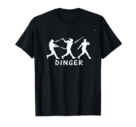 Baseball Hitter Home Run Dinger See Ya T-Shirt - Custom Art Print Unisex - T-Shirt, Sweatshirt, Hoodie