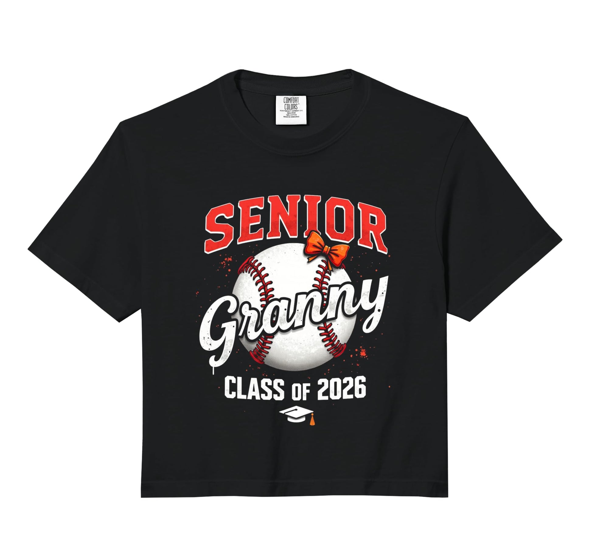 Senior Granny 2026 Baseball Mama Coquette T-Shirt - Novelty Apparel Unisex - T-Shirt, Sweatshirt, Hoodie