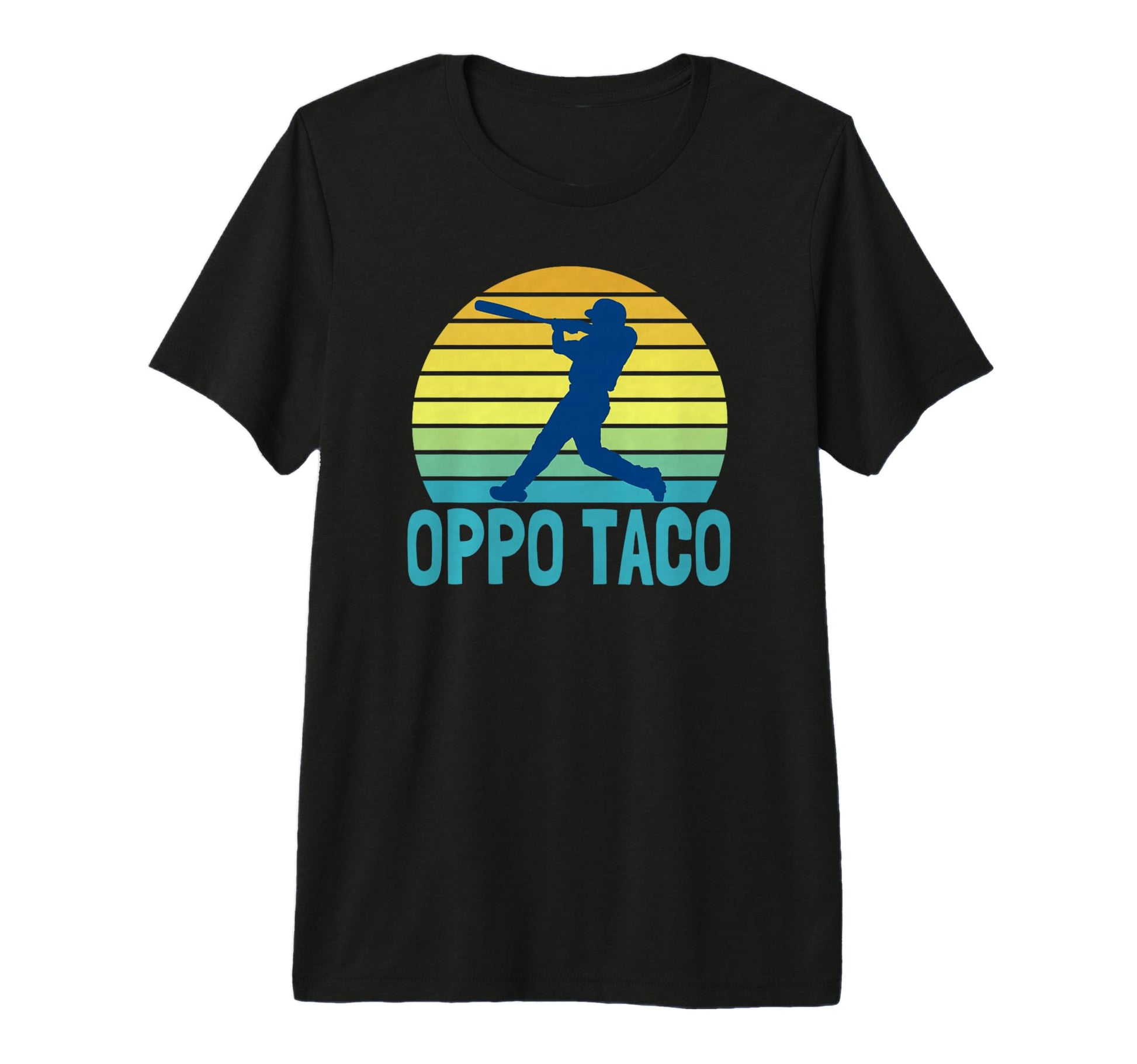 Baseball Oppo Taco Home Run Tri Blend T-Shirt - Novelty Apparel Men Women - T-Shirt, Sweatshirt, Hoodie