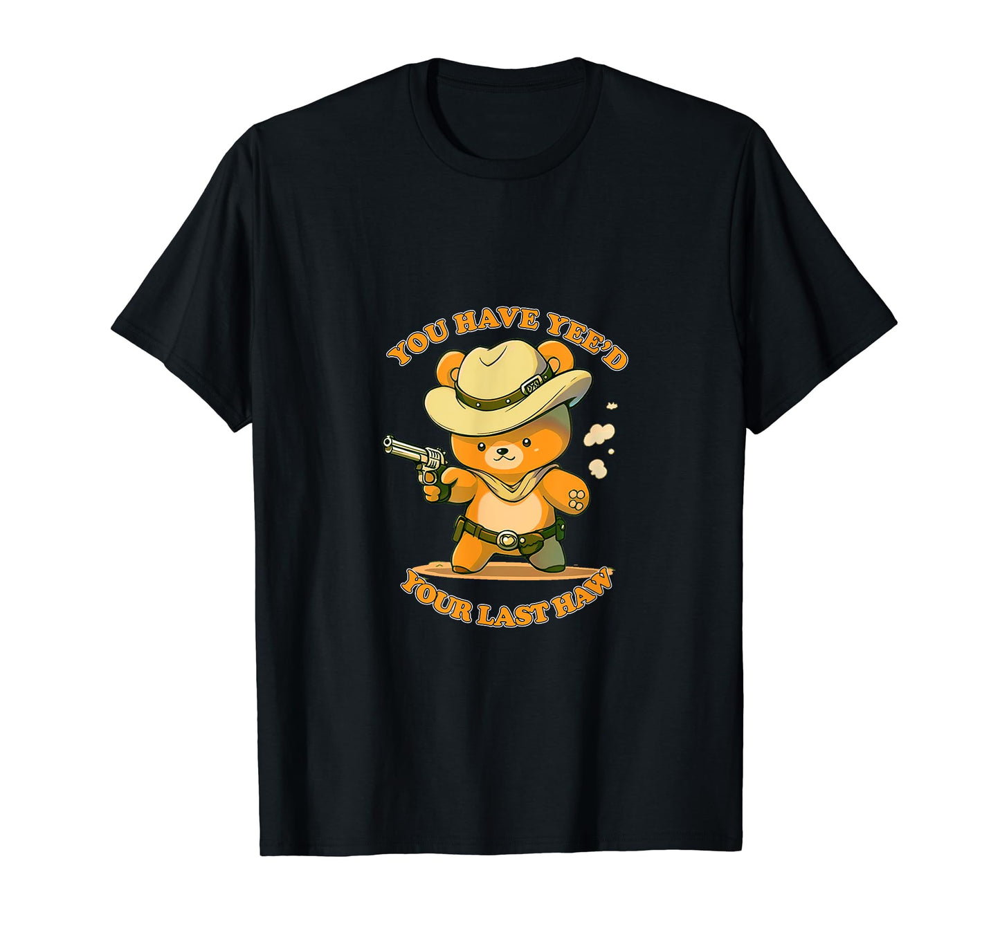 Yee Haw Cowboy Bear T-Shirt - Trendy Graphic for Adults - T-Shirt, Sweatshirt, Hoodie