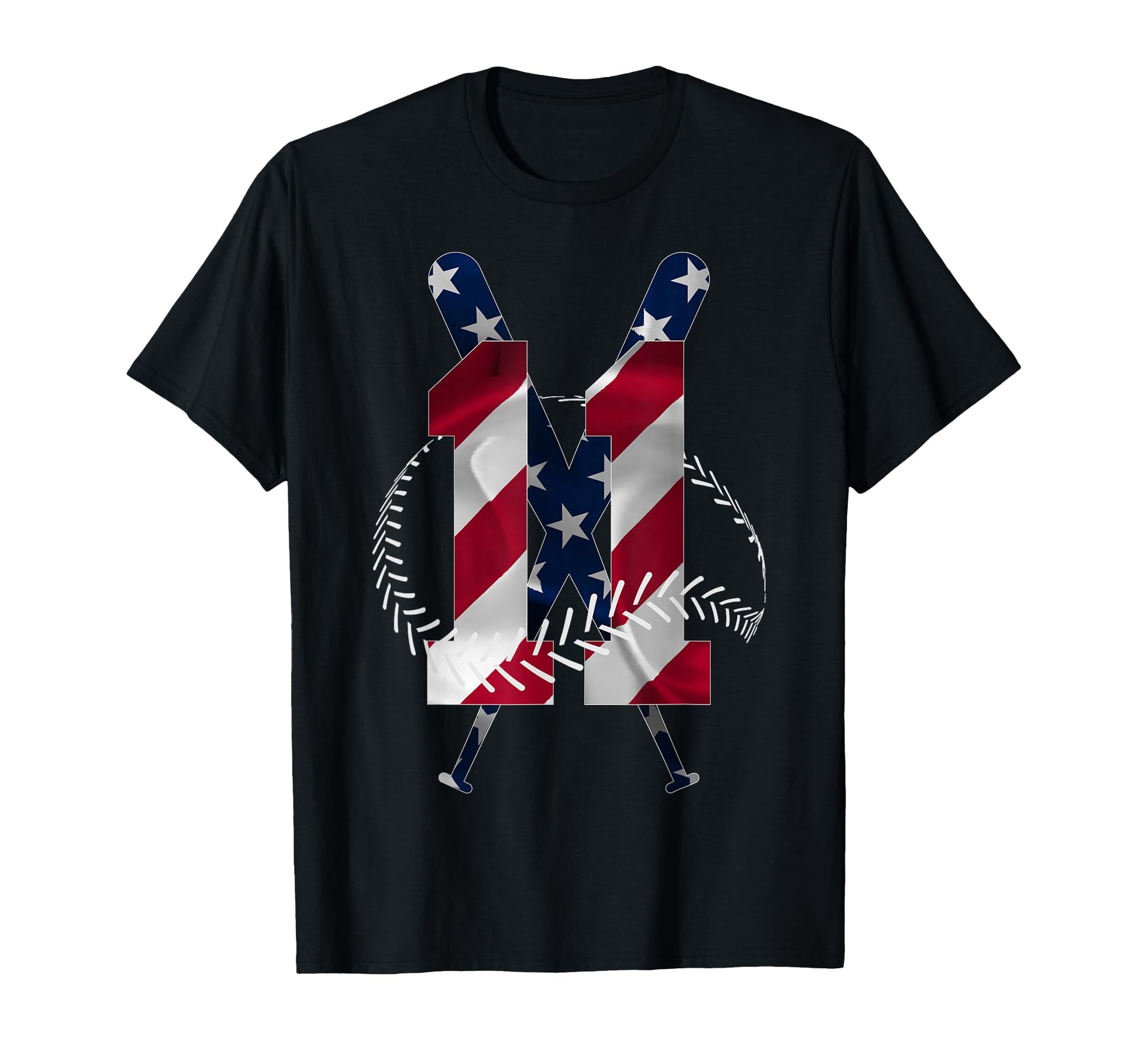 Number 11 Years Baseball 11Th T-Shirt - Fun Novelty Design Men Women - T-Shirt, Sweatshirt, Hoodie