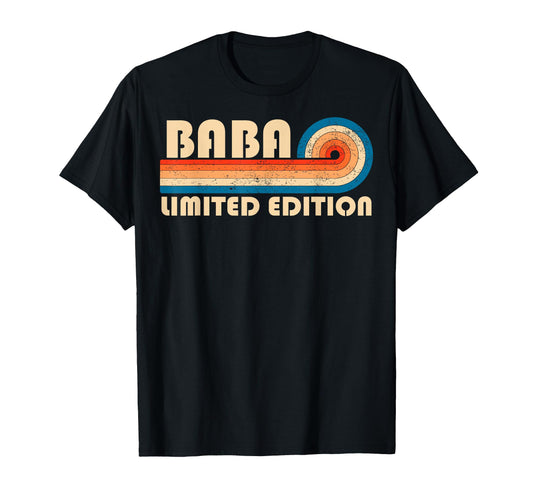 Baba 70S 80S Sunset Stripe T-Shirt - Trendy Graphic Unisex - T-Shirt, Sweatshirt, Hoodie