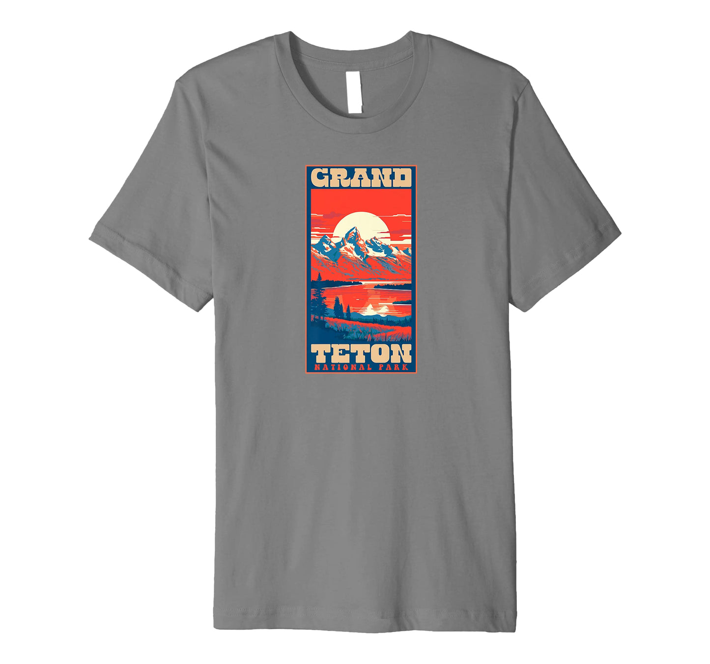 Grand Teton National Park 1980S T-Shirt - Unique Graphic Unisex - T-Shirt, Sweatshirt, Hoodie