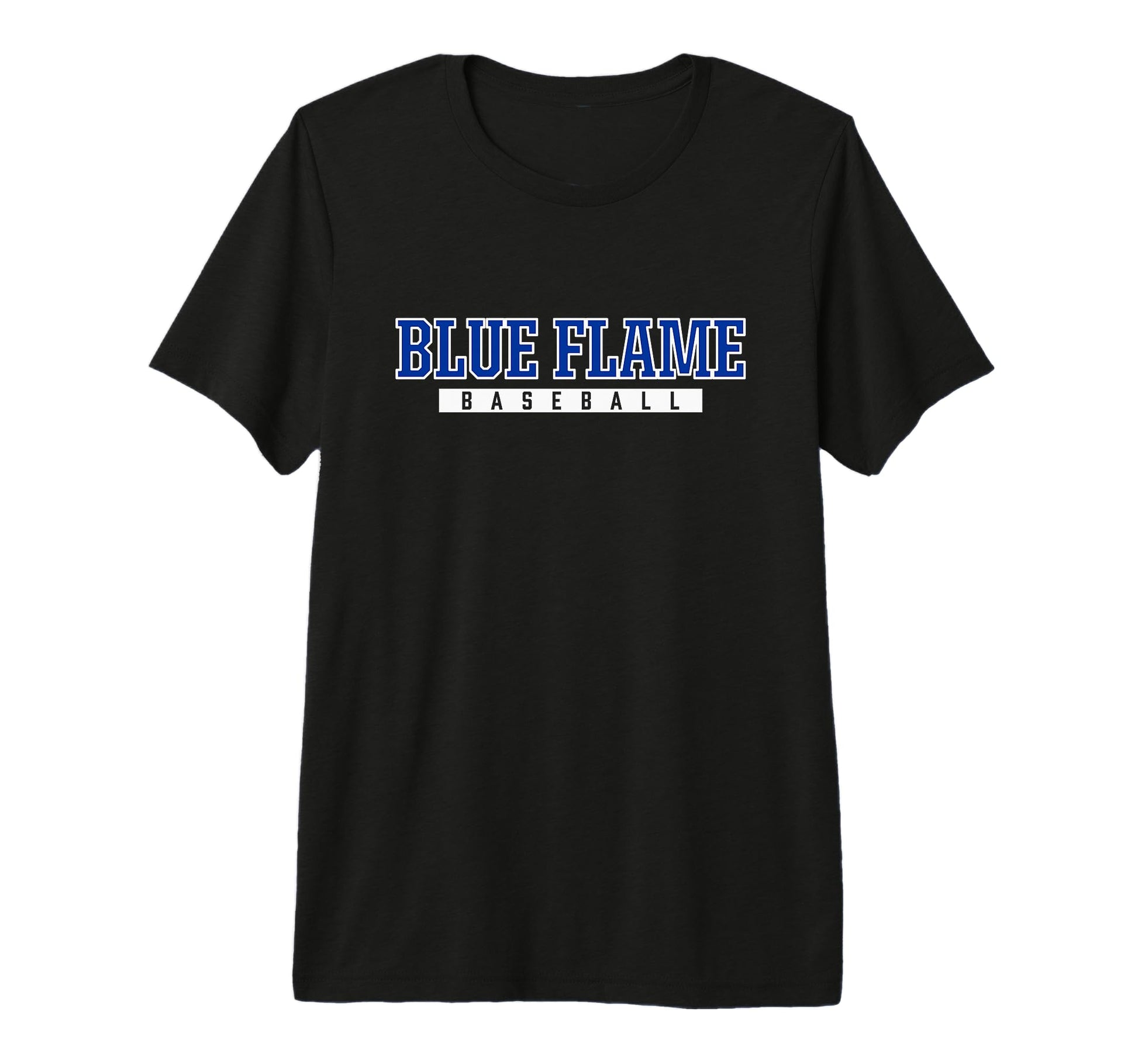 Pickens Blue Flame Baseball Tri Blend T-Shirt - Streetwear Style Unisex - T-Shirt, Sweatshirt, Hoodie