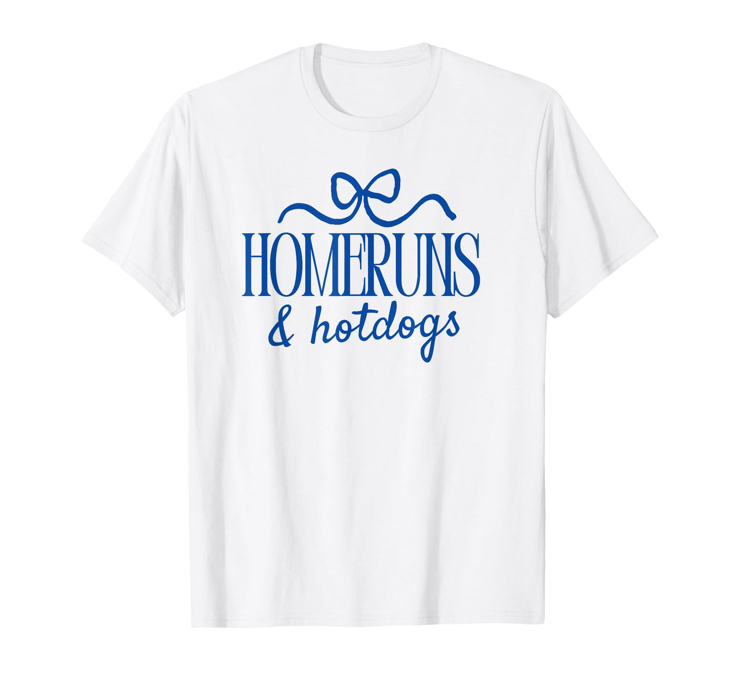 Homeruns And Hotdogs Baseball Mom T-Shirt - Minimalist Print Men Women - T-Shirt, Sweatshirt, Hoodie